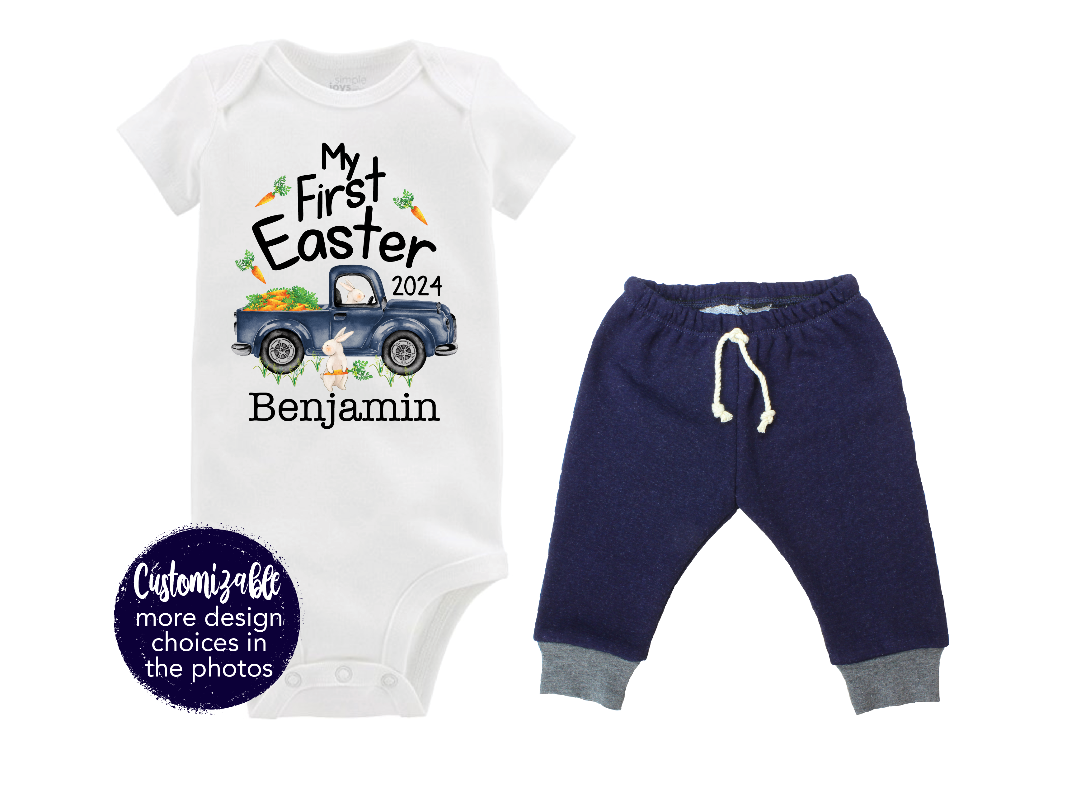 First Easter Boy Outfit Jegging Pant Baby Boy Outfit