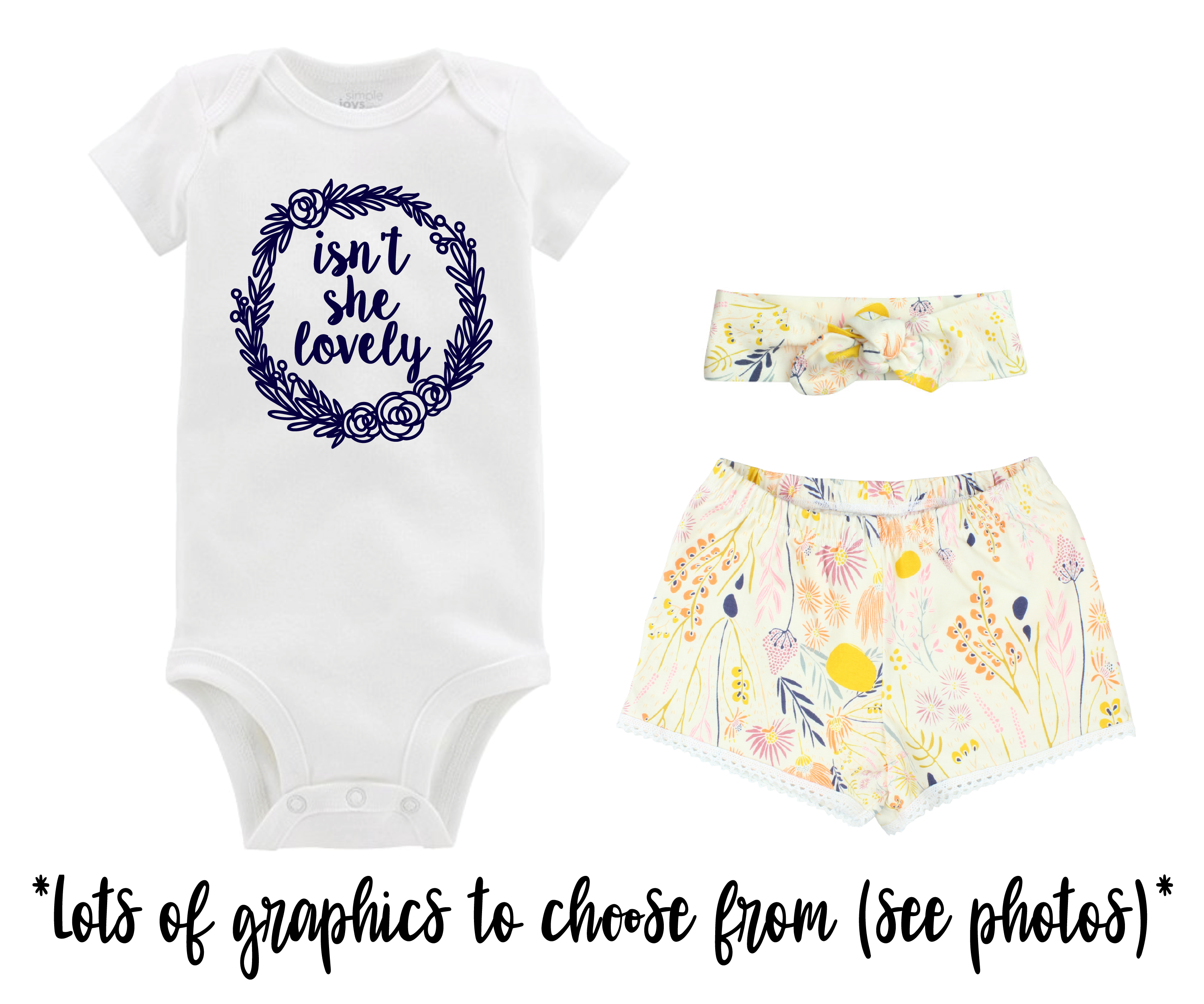 Girl Wispy Daybreak Baby Short Outfit