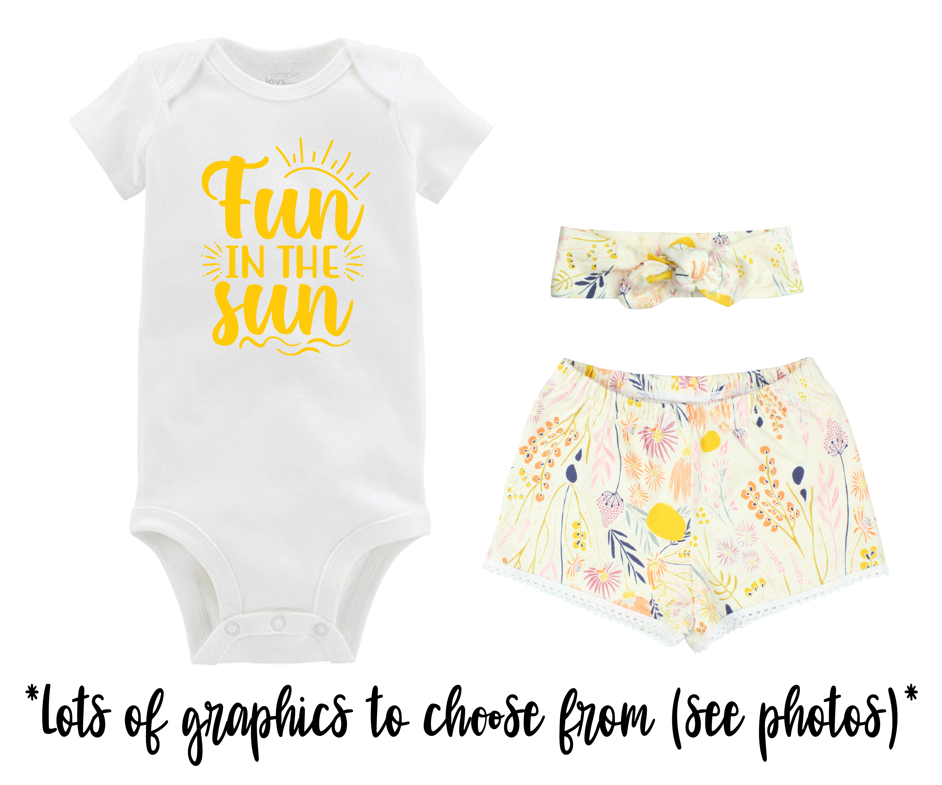 Girl Wispy Daybreak Baby Short Outfit