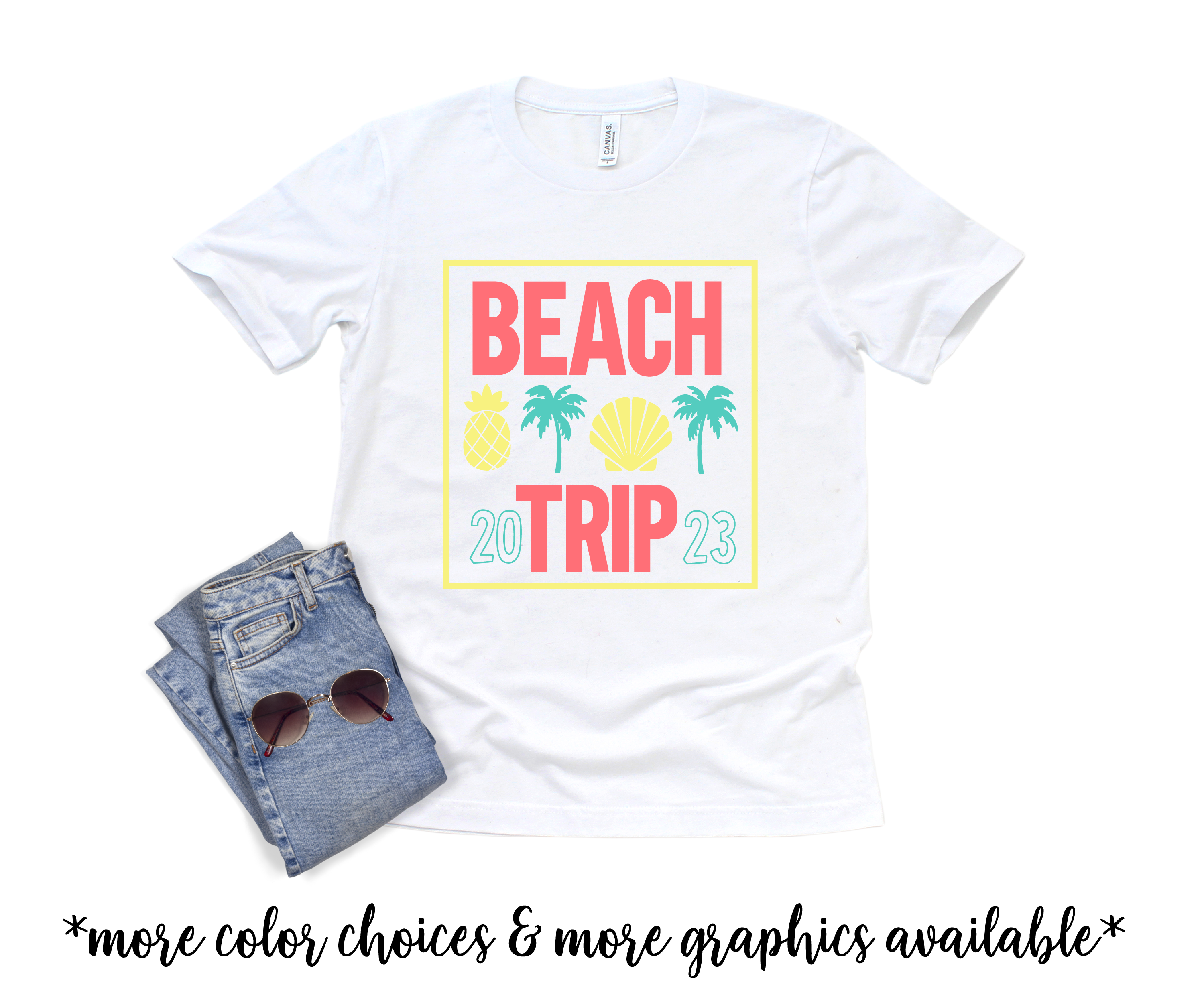 Beach Summer Family Vacation Matching Shirts