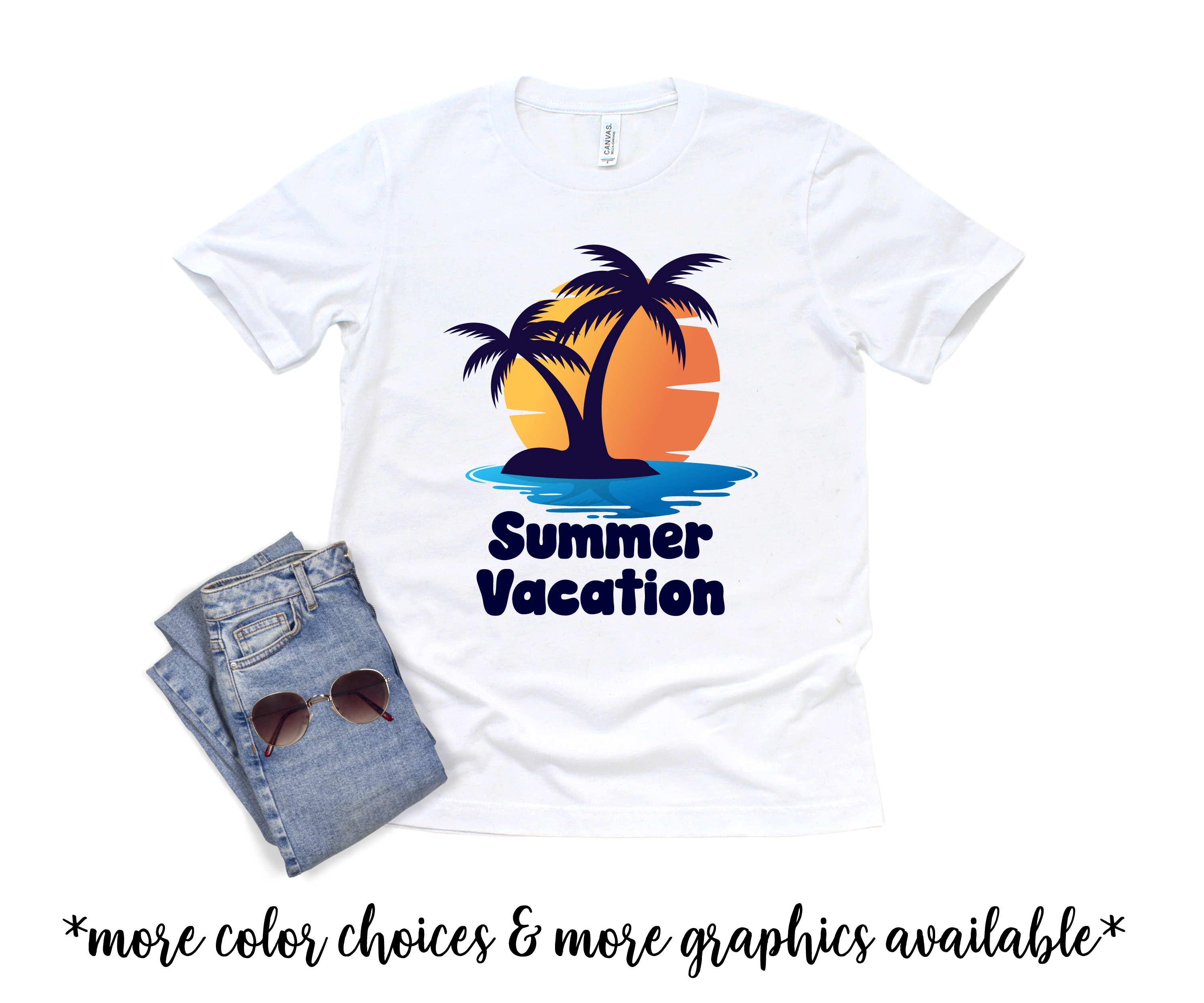 Beach Summer Family Vacation Matching Shirts