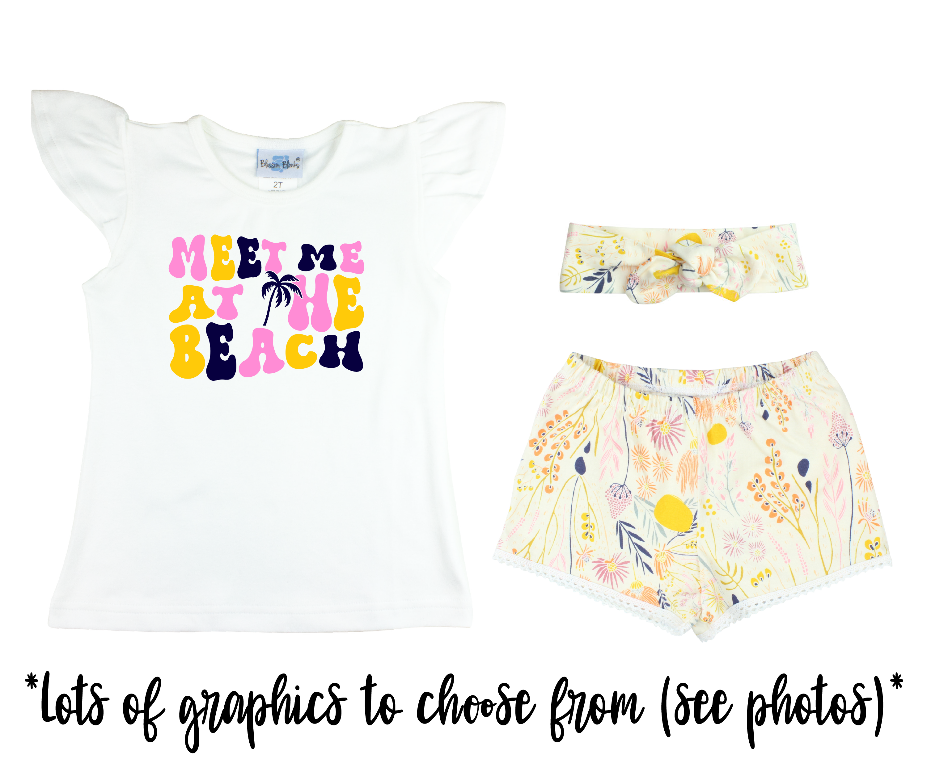 Girl Wispy Daybreak Baby Short Outfit
