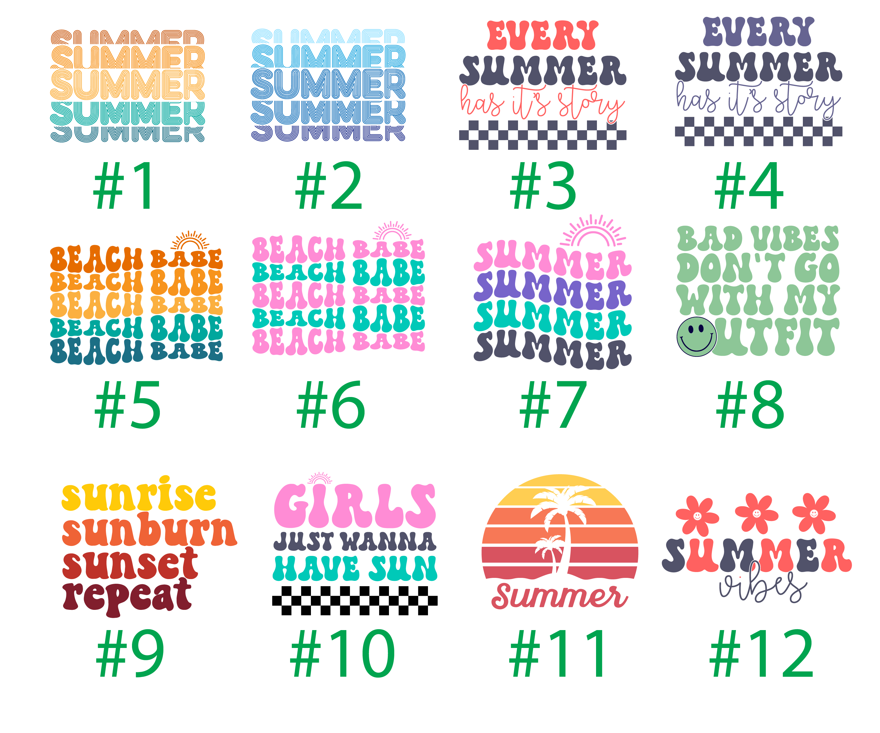 Summer Fun Family Matching Shirts Summer Road Trip