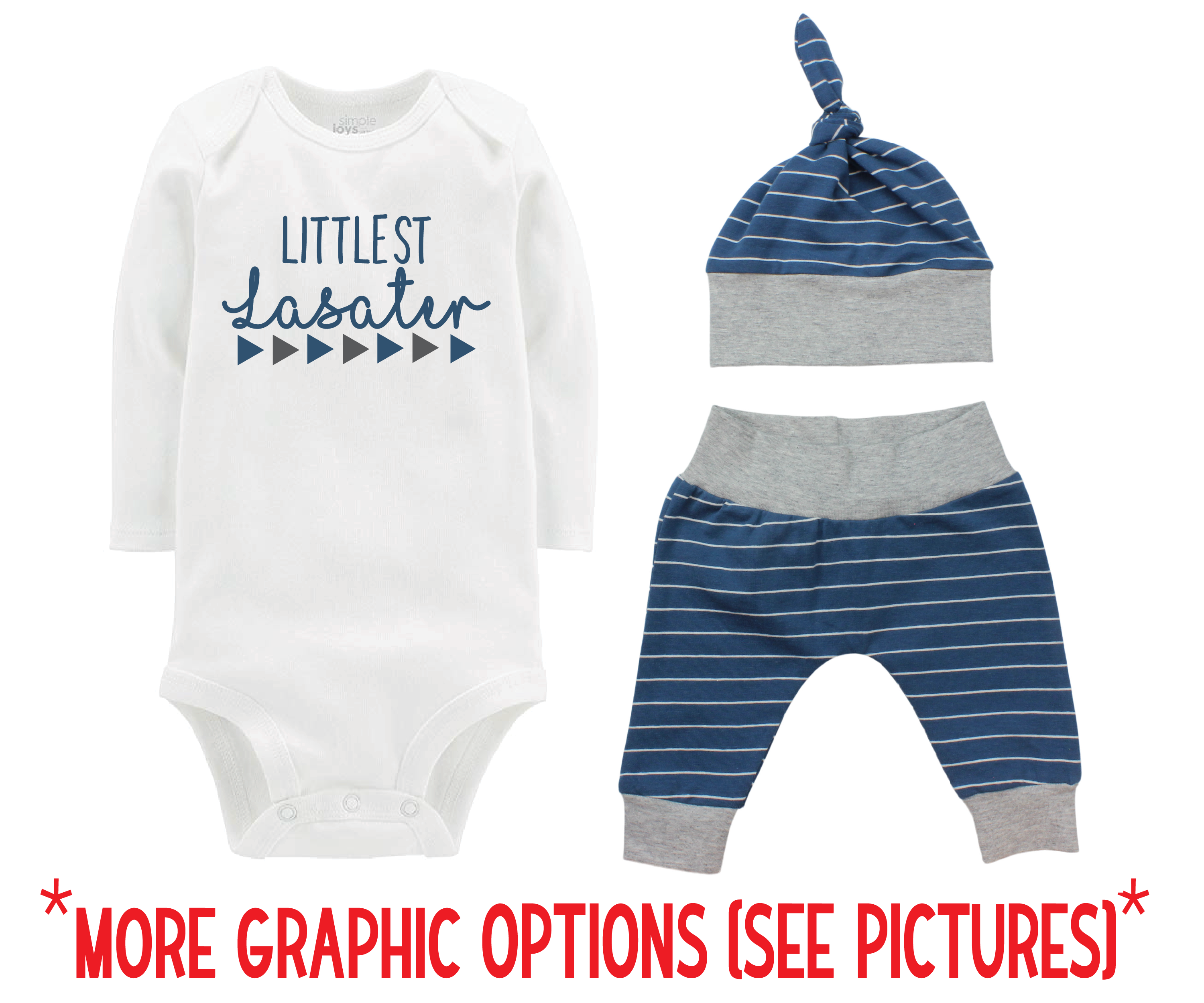 Baby Boy Blue Stripe Outfit