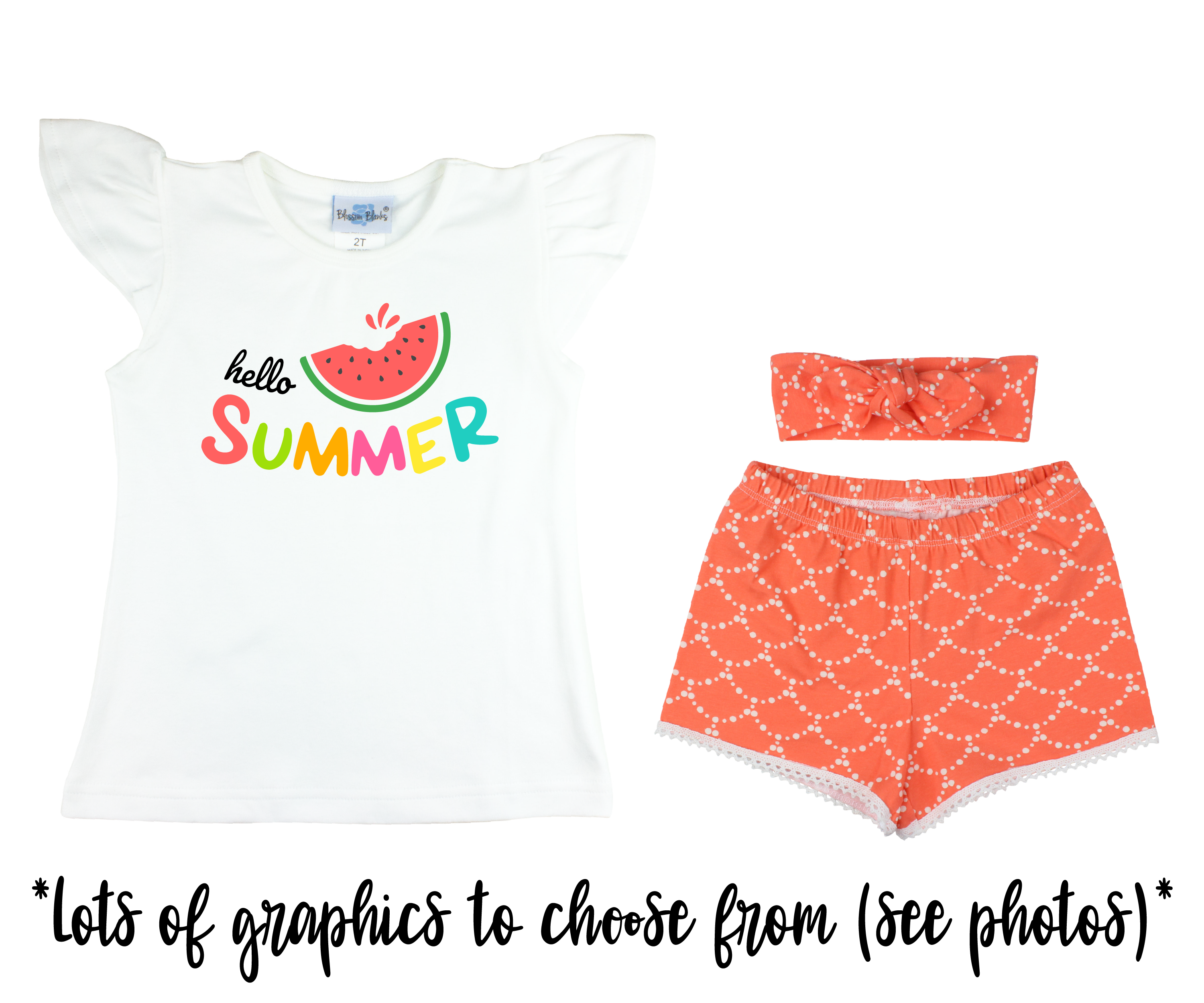 Girl Summer Baby Short Outfit