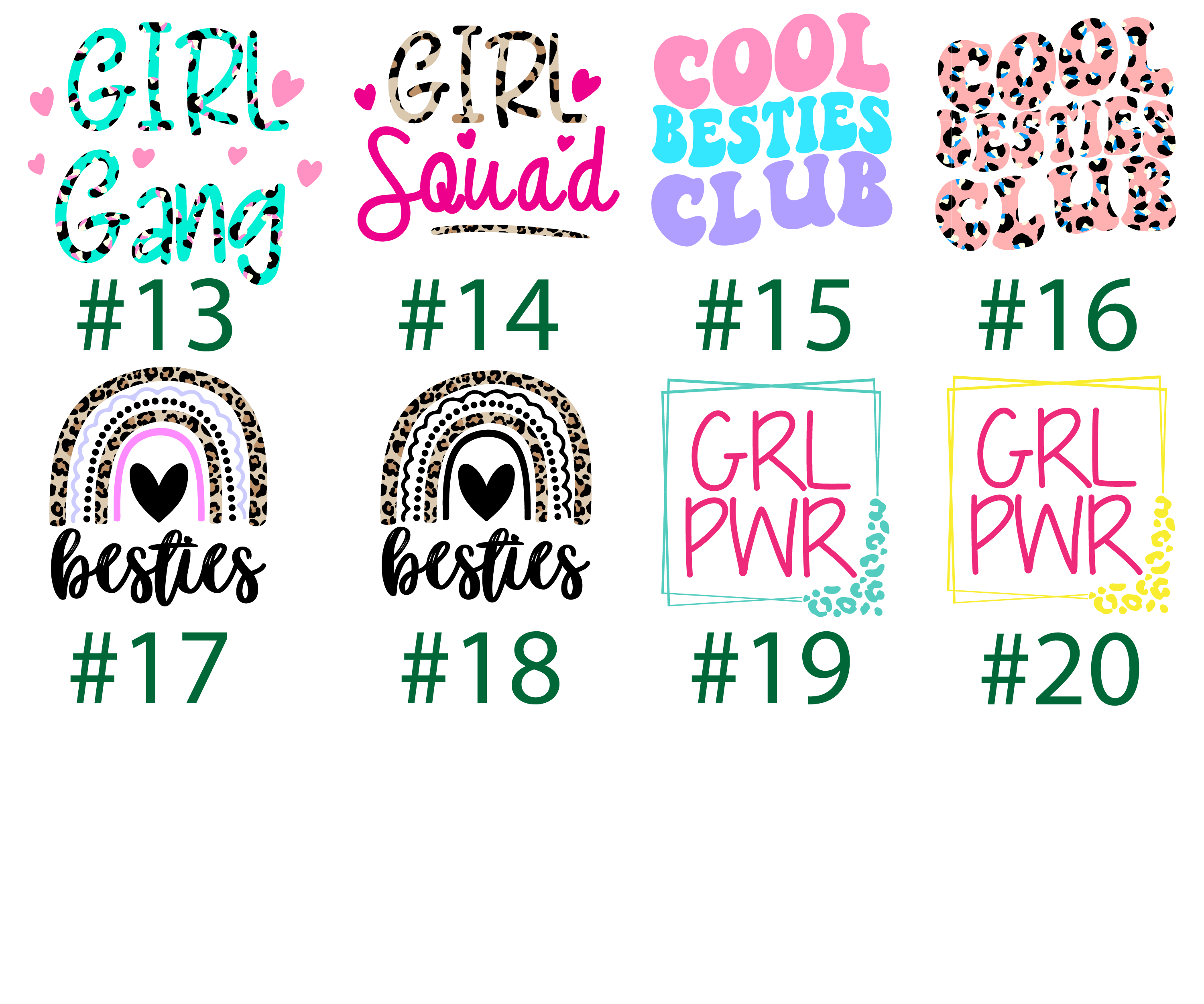 Girl Gang Matching Besties Shirt