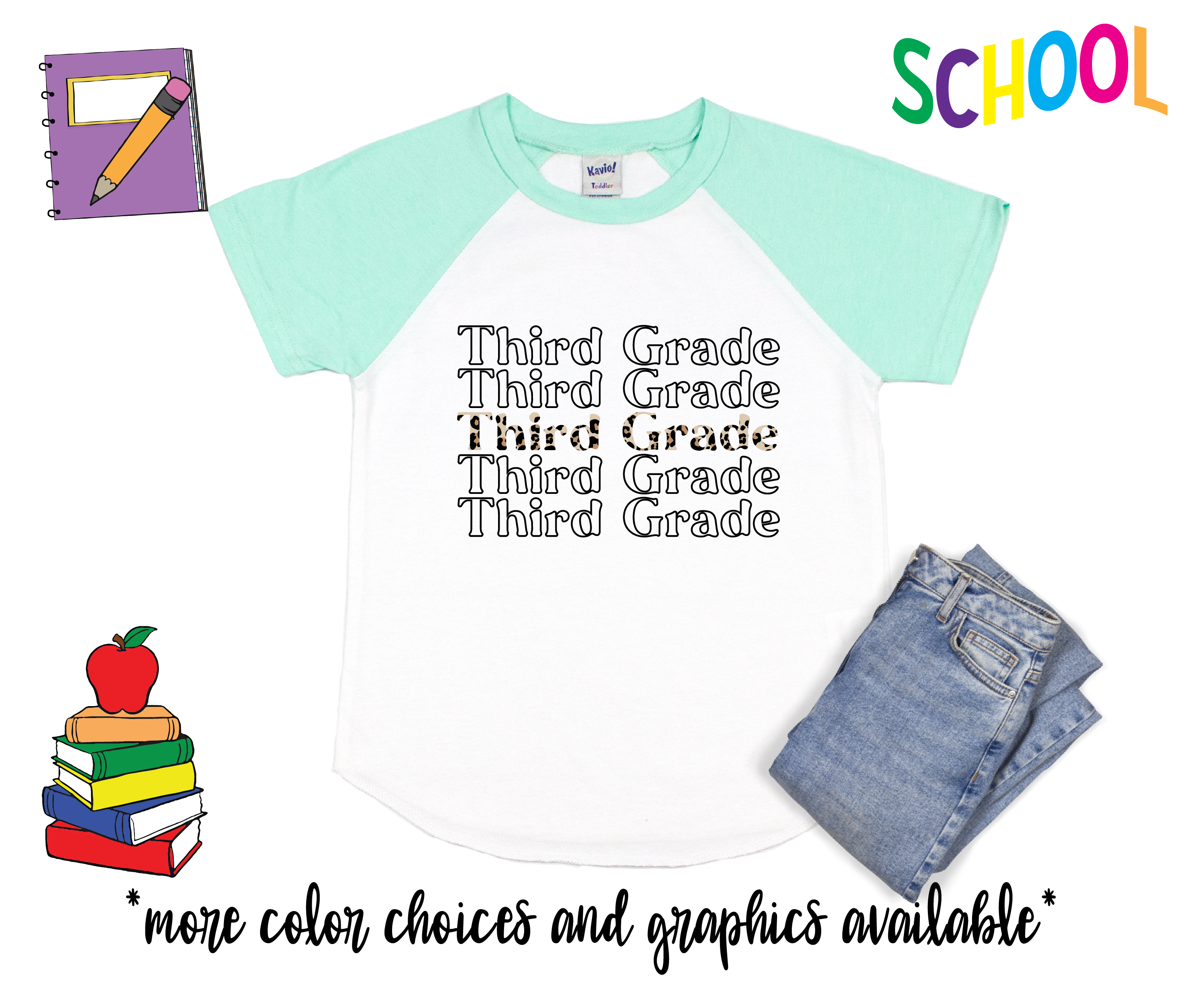 Printed Back to School Shirt