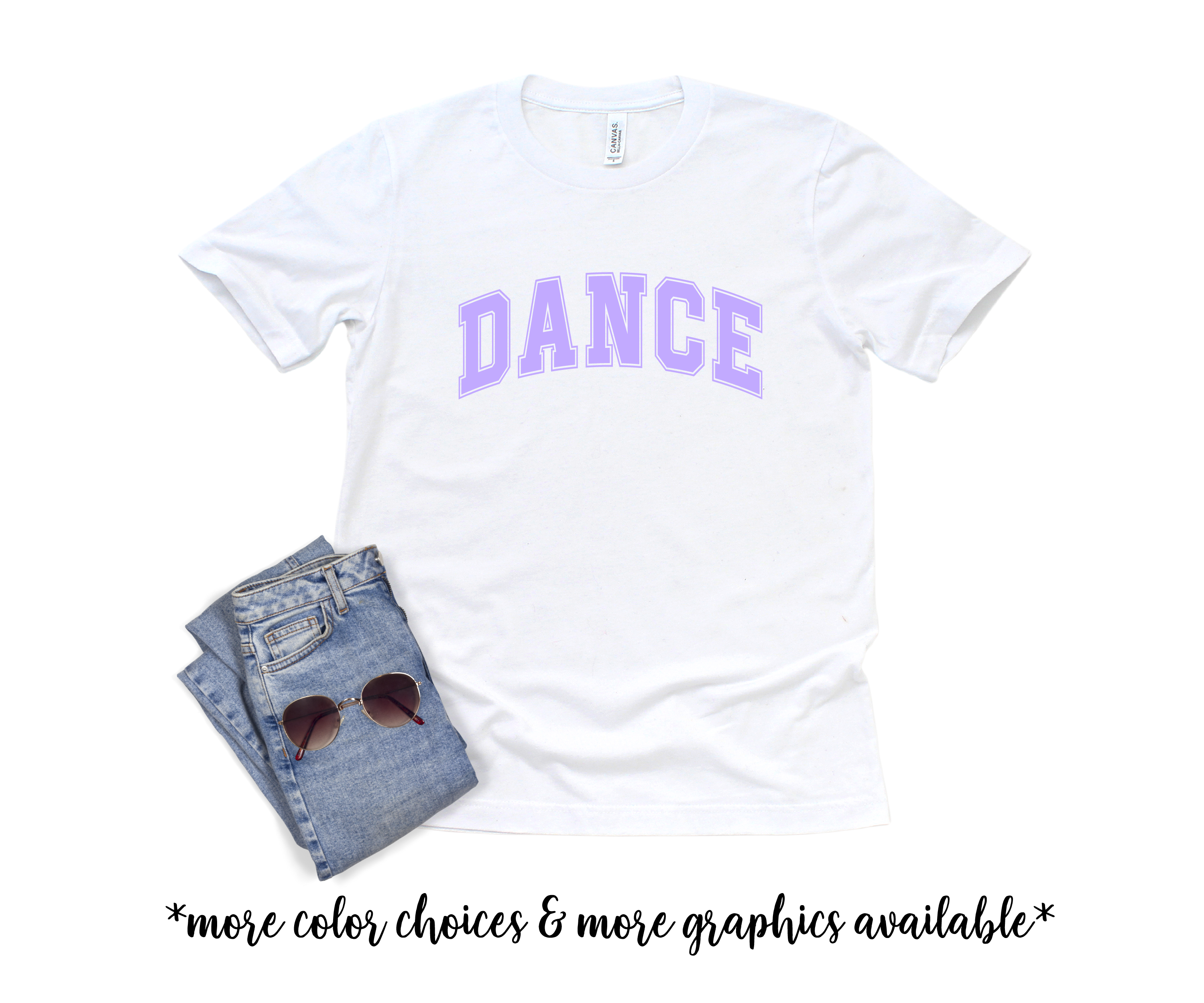 Dance Squad Girl Matching Cheer Team Shirt