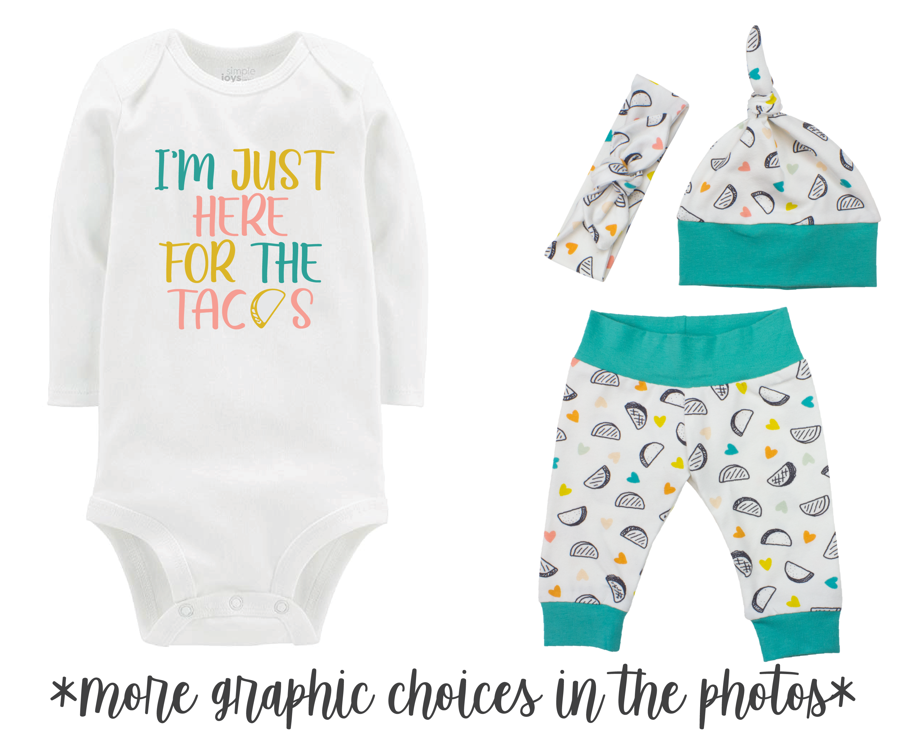 Taco Girl Baby Outfit