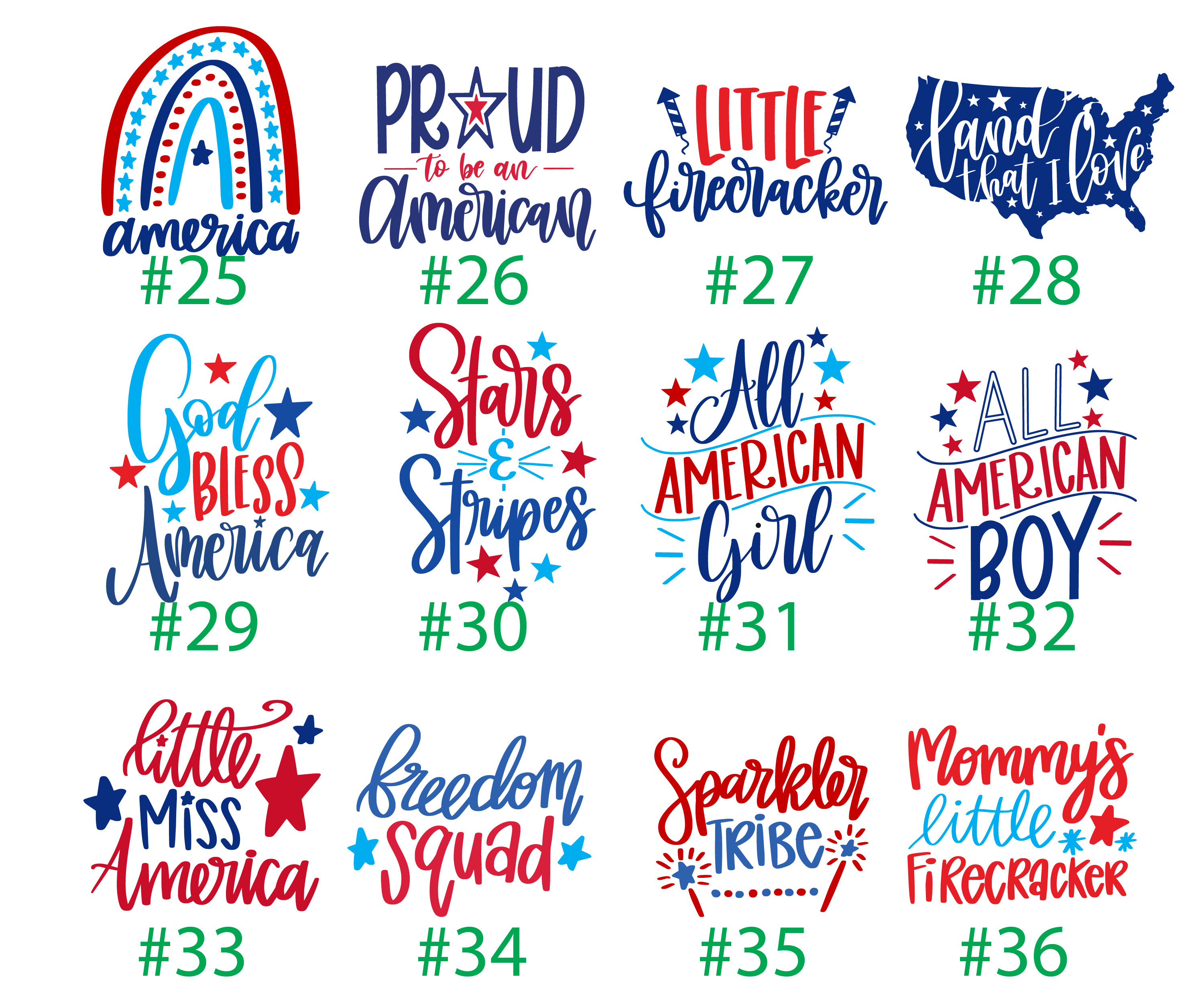 4th of July Printed Graphic Shirt