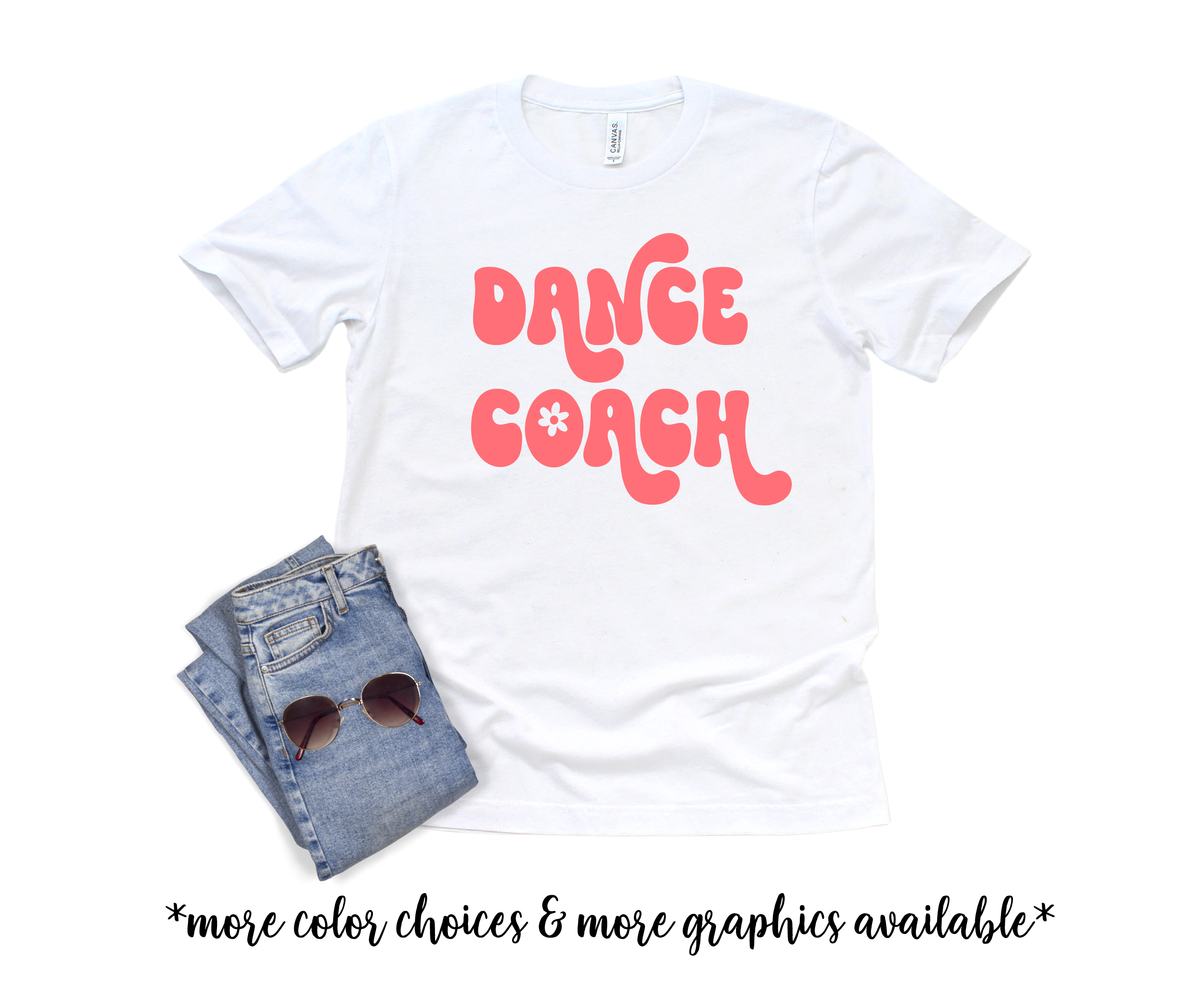 Dance Squad Girl Matching Cheer Team Shirt