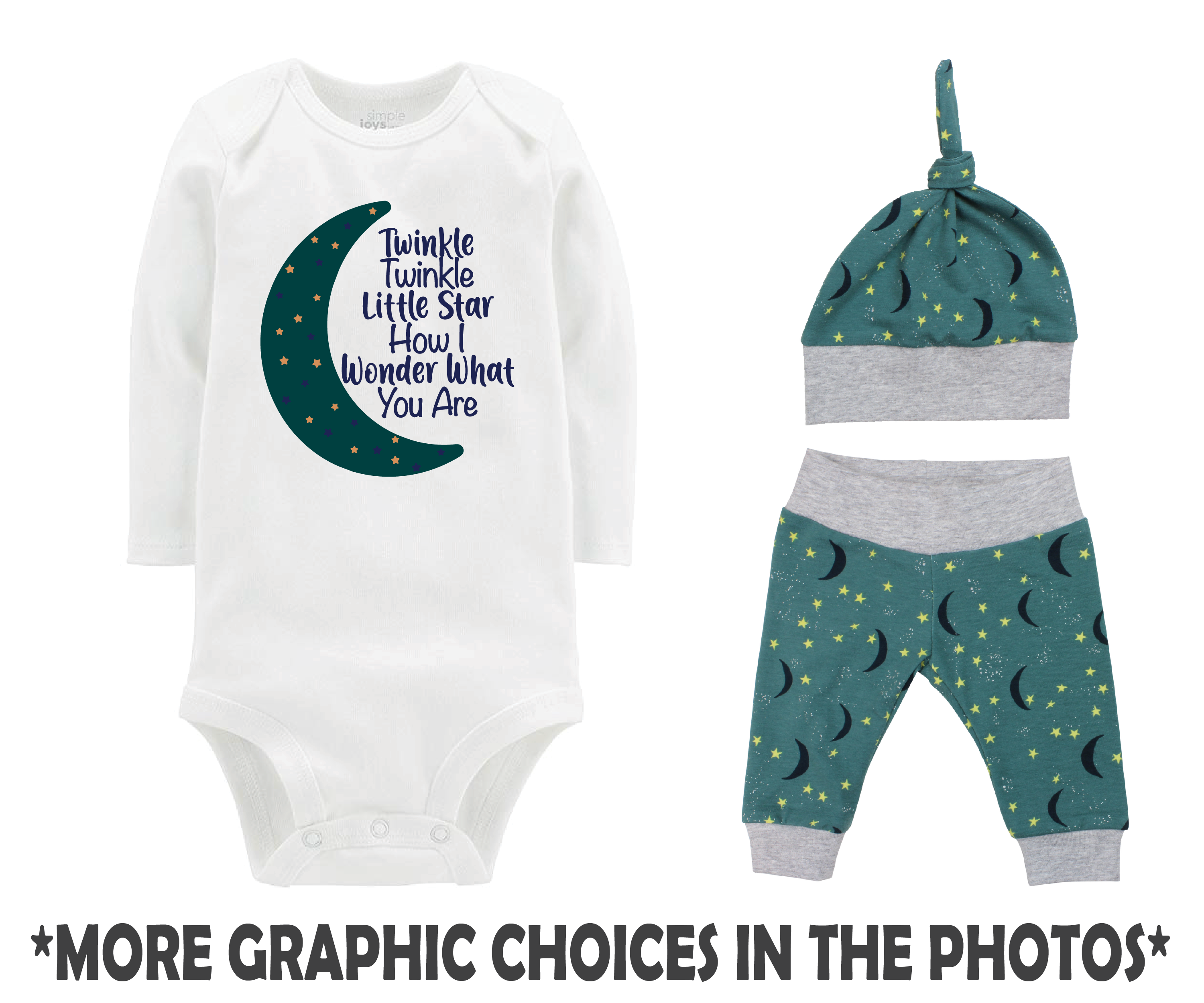Boy Moons Baby Outfit