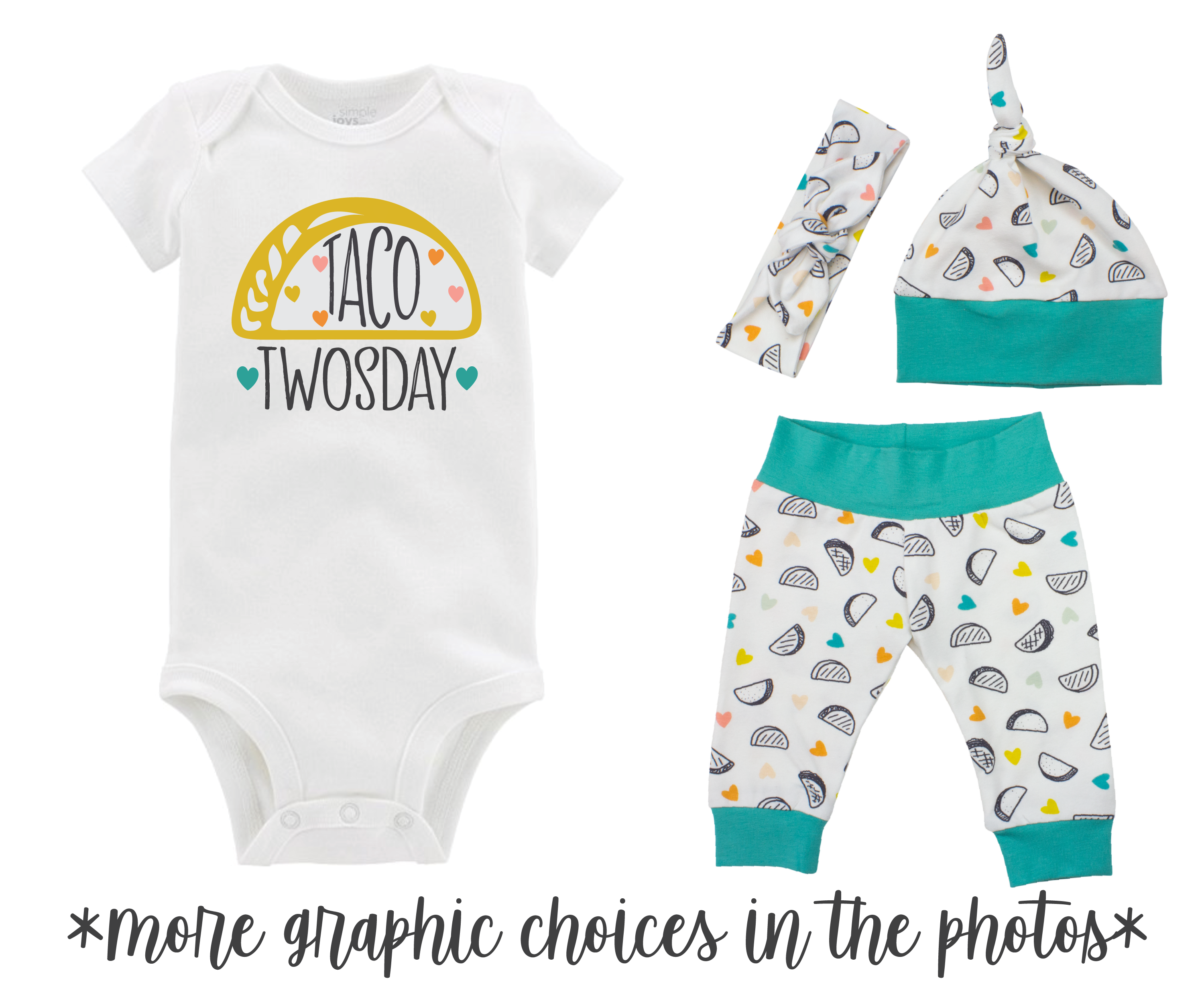 Taco Girl Baby Outfit