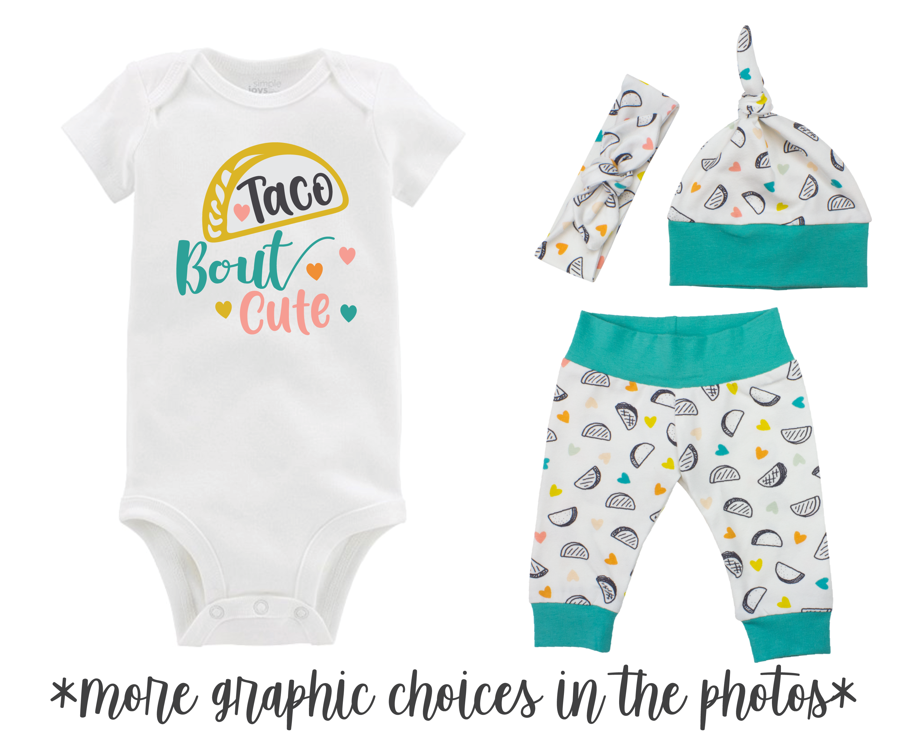 Taco Girl Baby Outfit