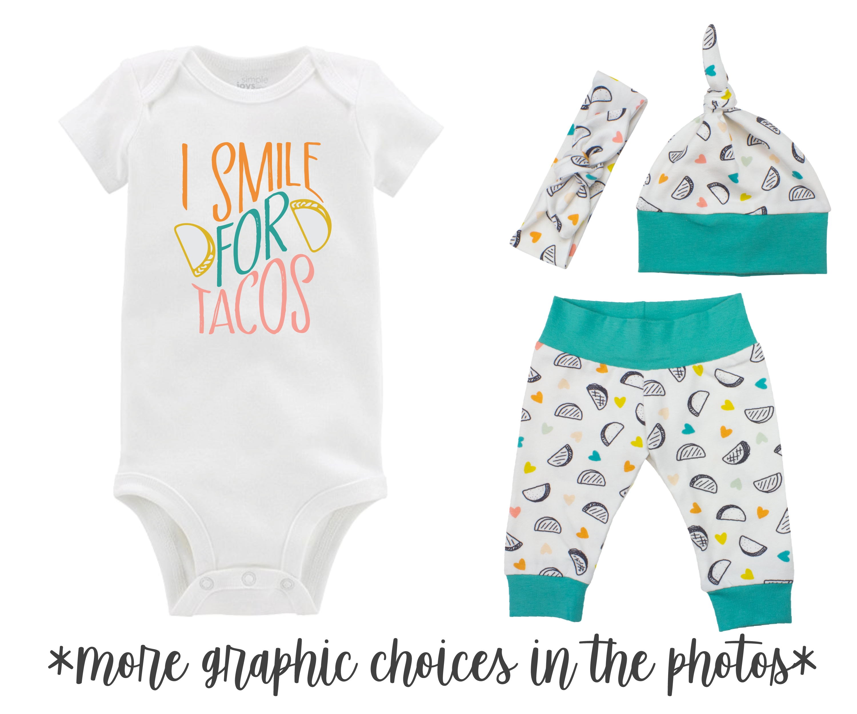 Taco Girl Baby Outfit