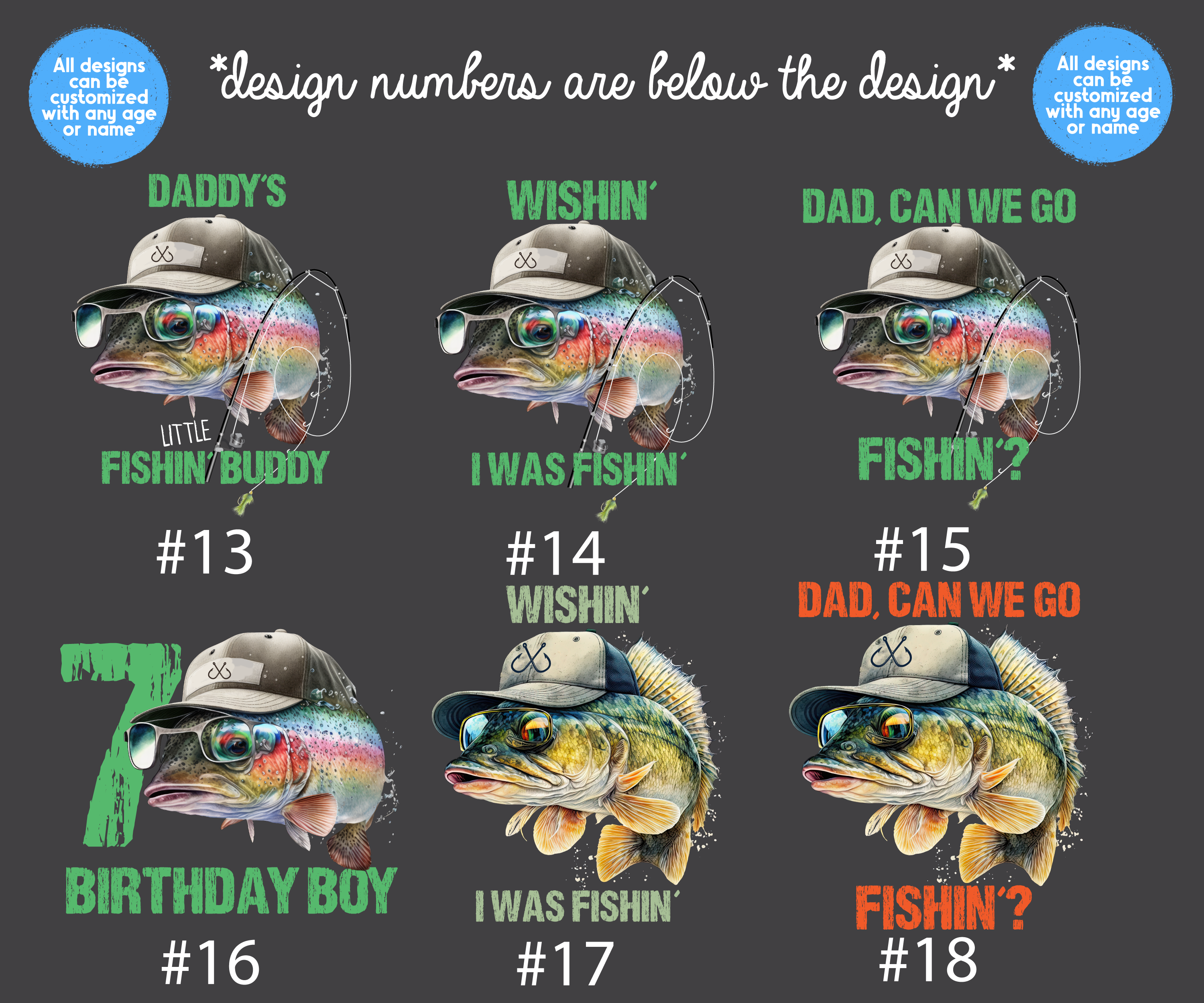 Birthday Boy Fishing Shirt