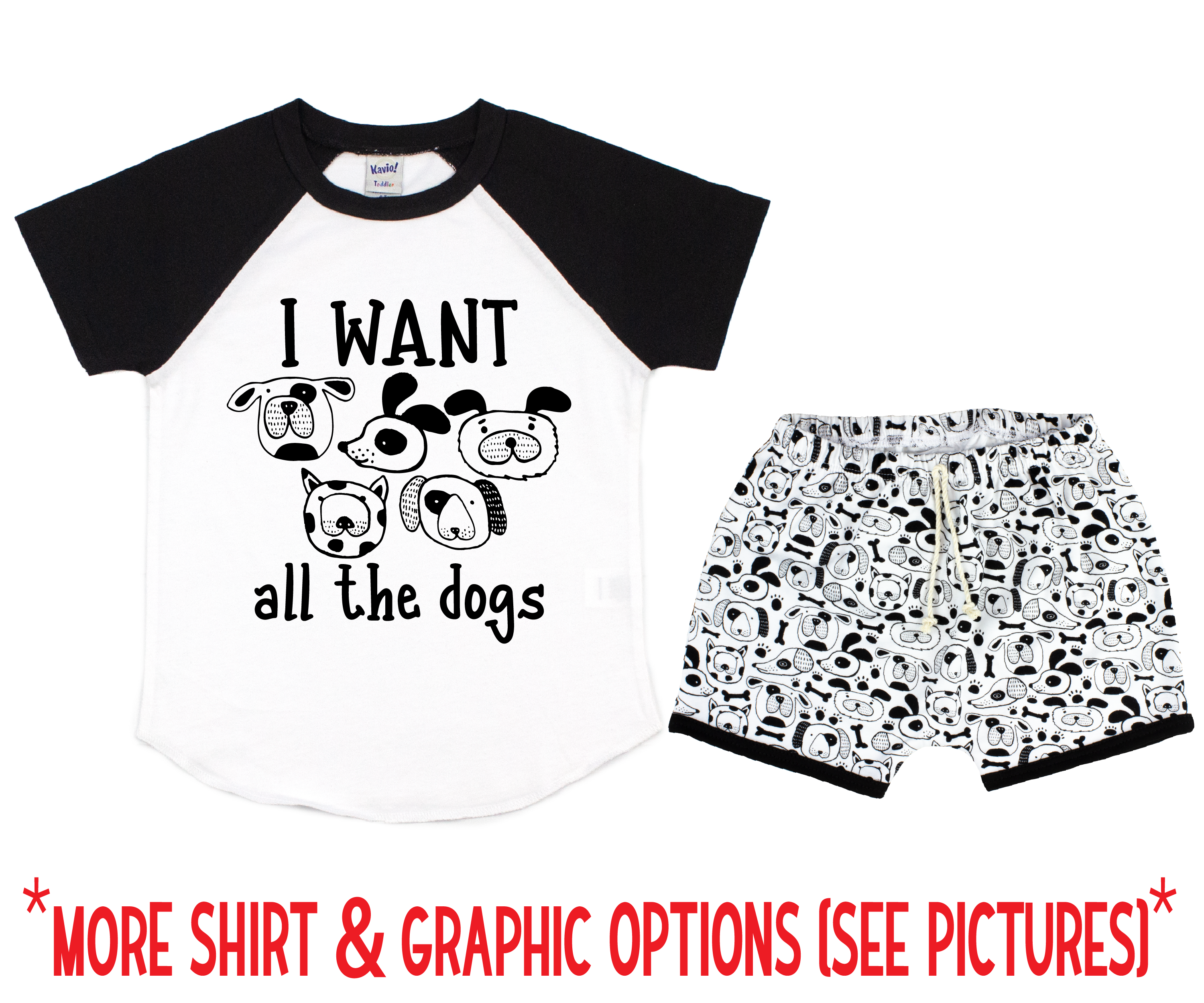Dog Boy Short Outfit