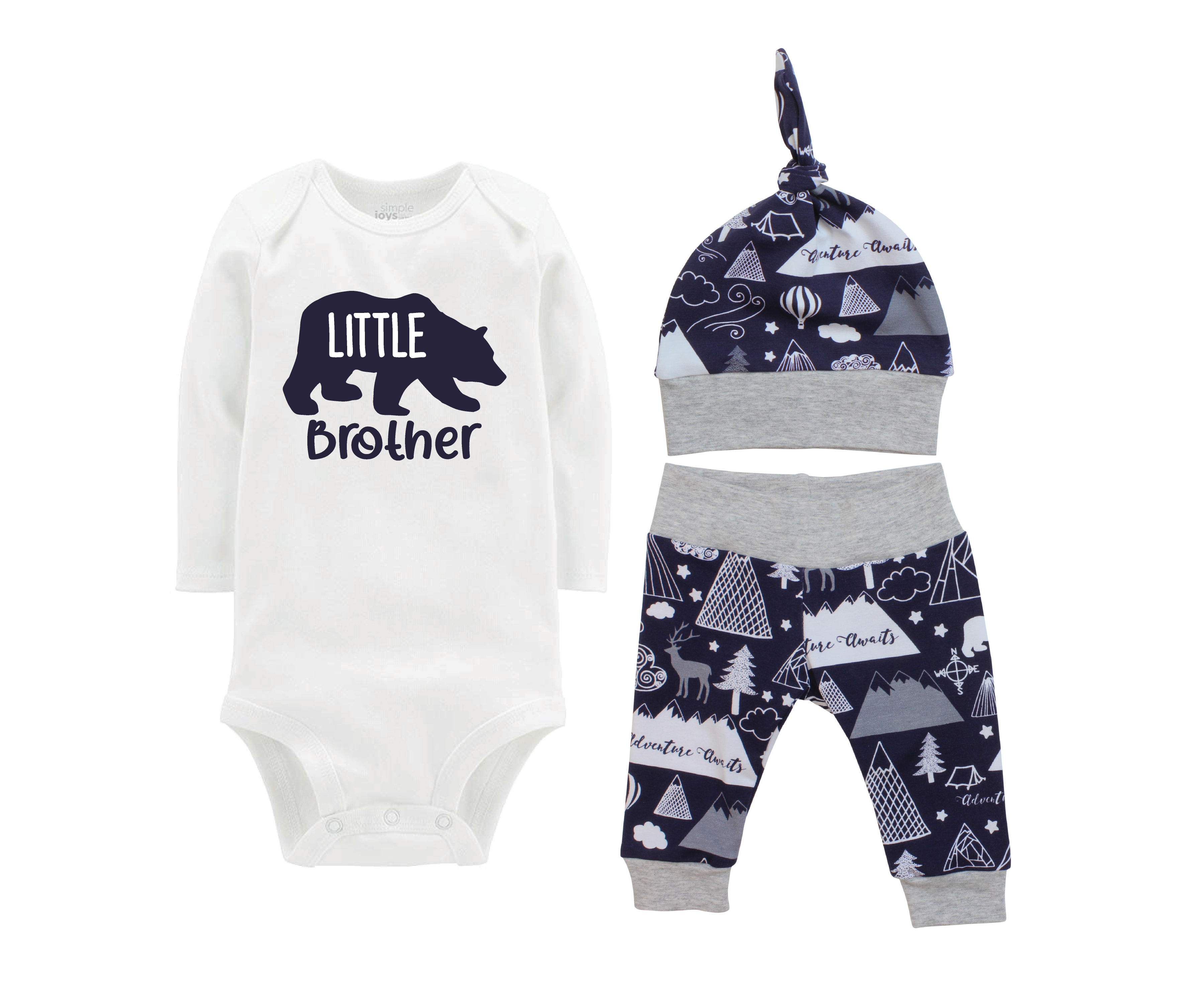 Navy Adventure Awaits Baby Outfit