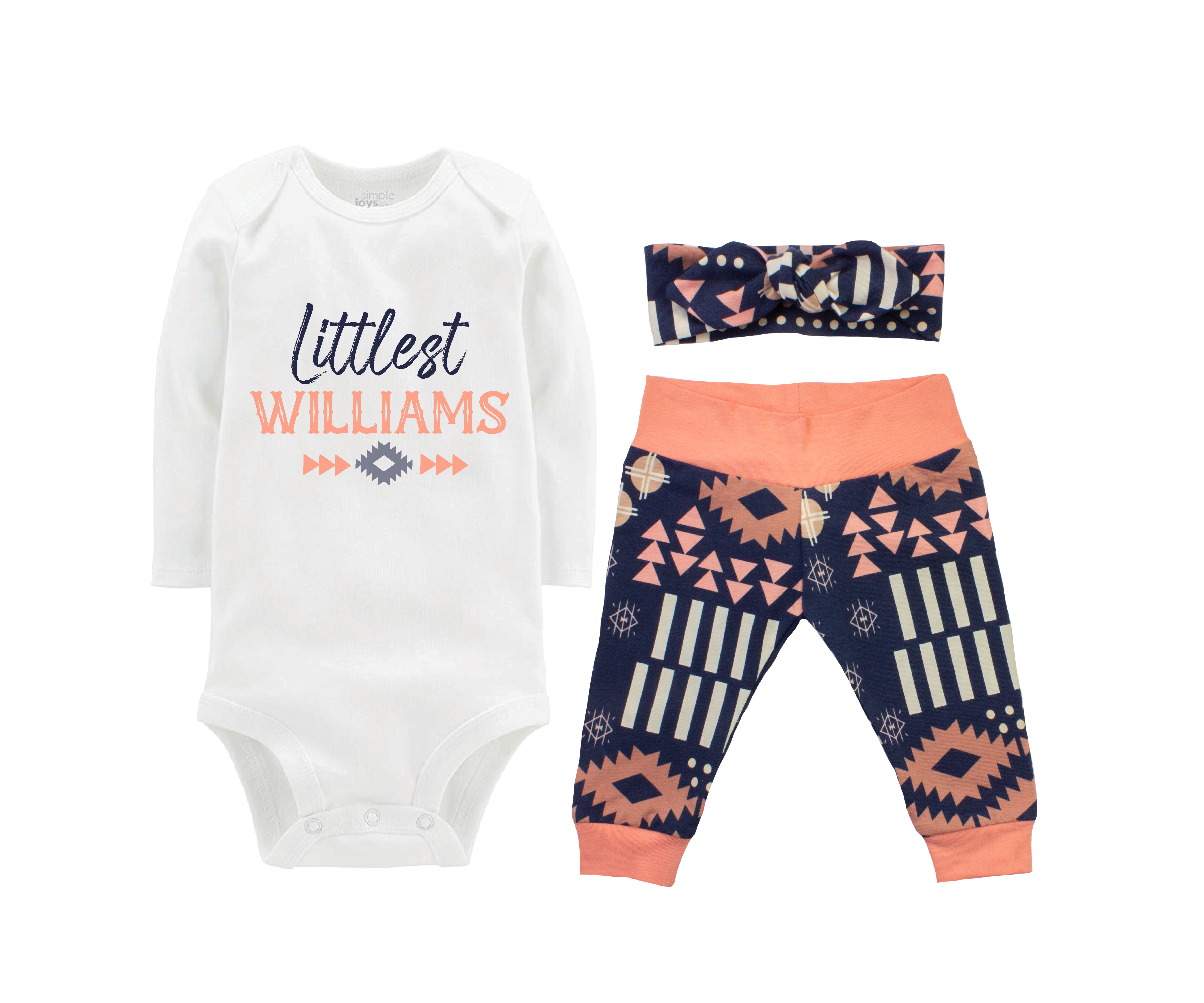Rodeo Western Aztec Baby Girl Outfit