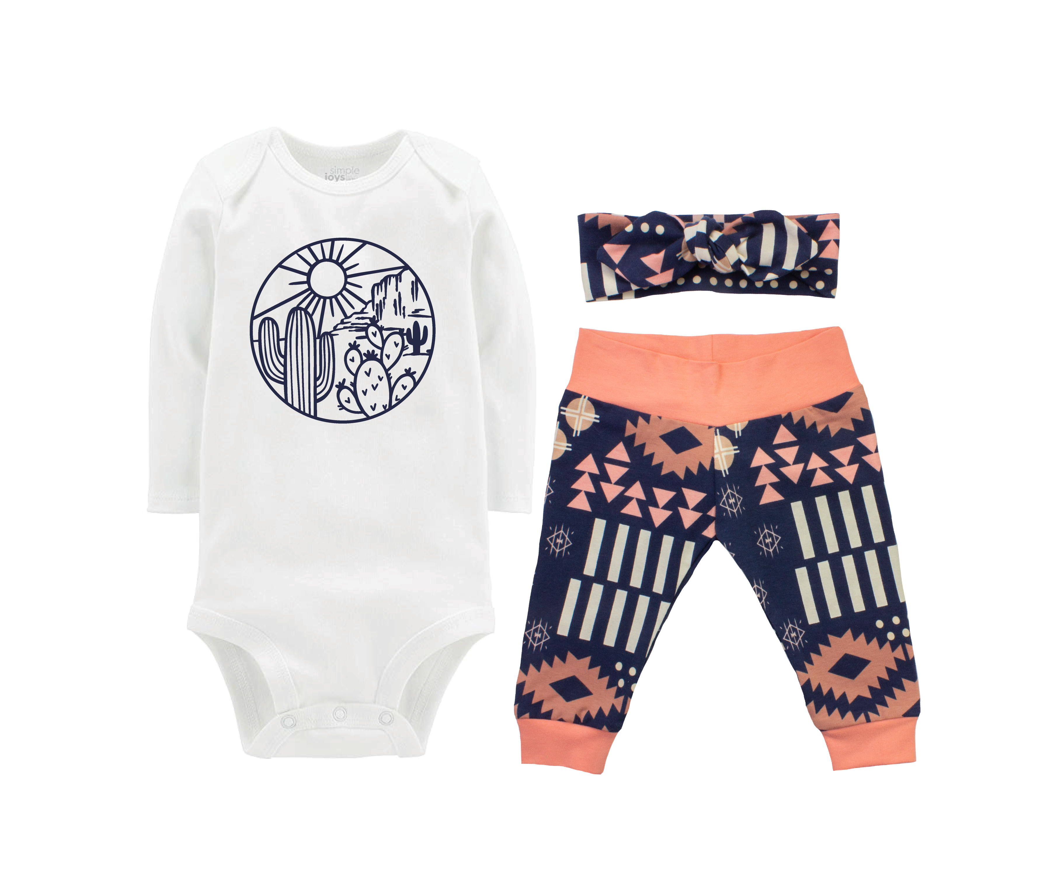 Rodeo Western Aztec Baby Girl Outfit