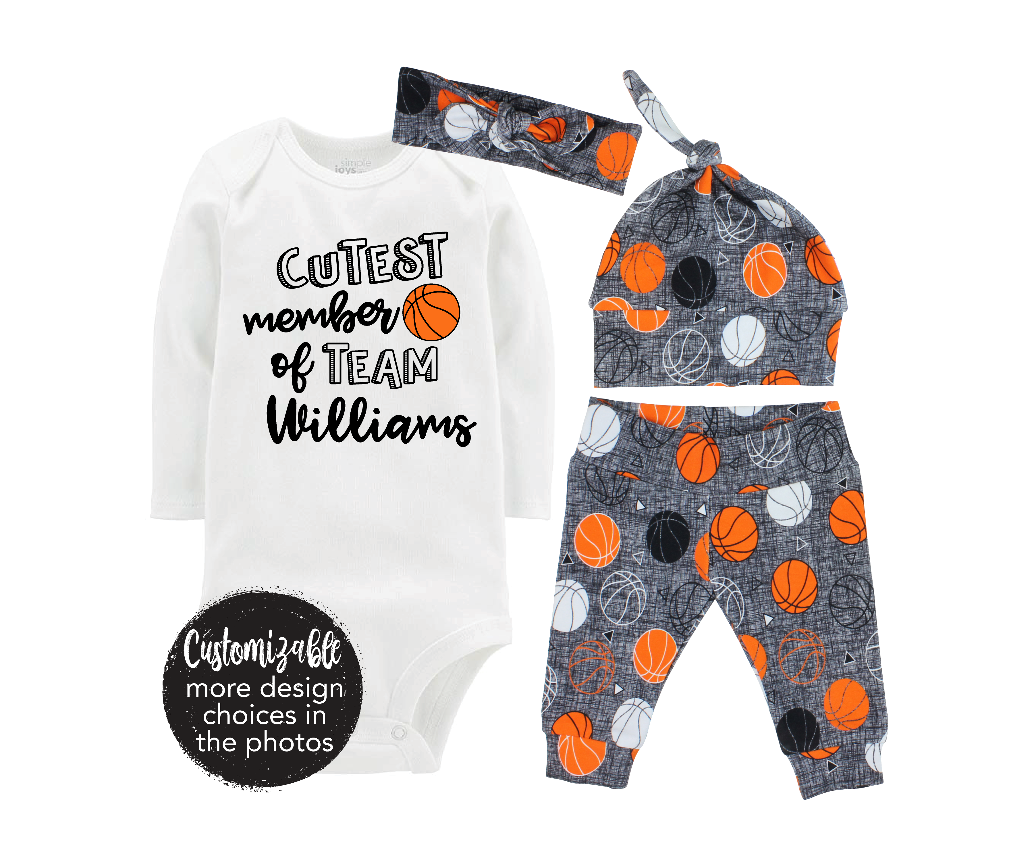Basketball Baby Outfit
