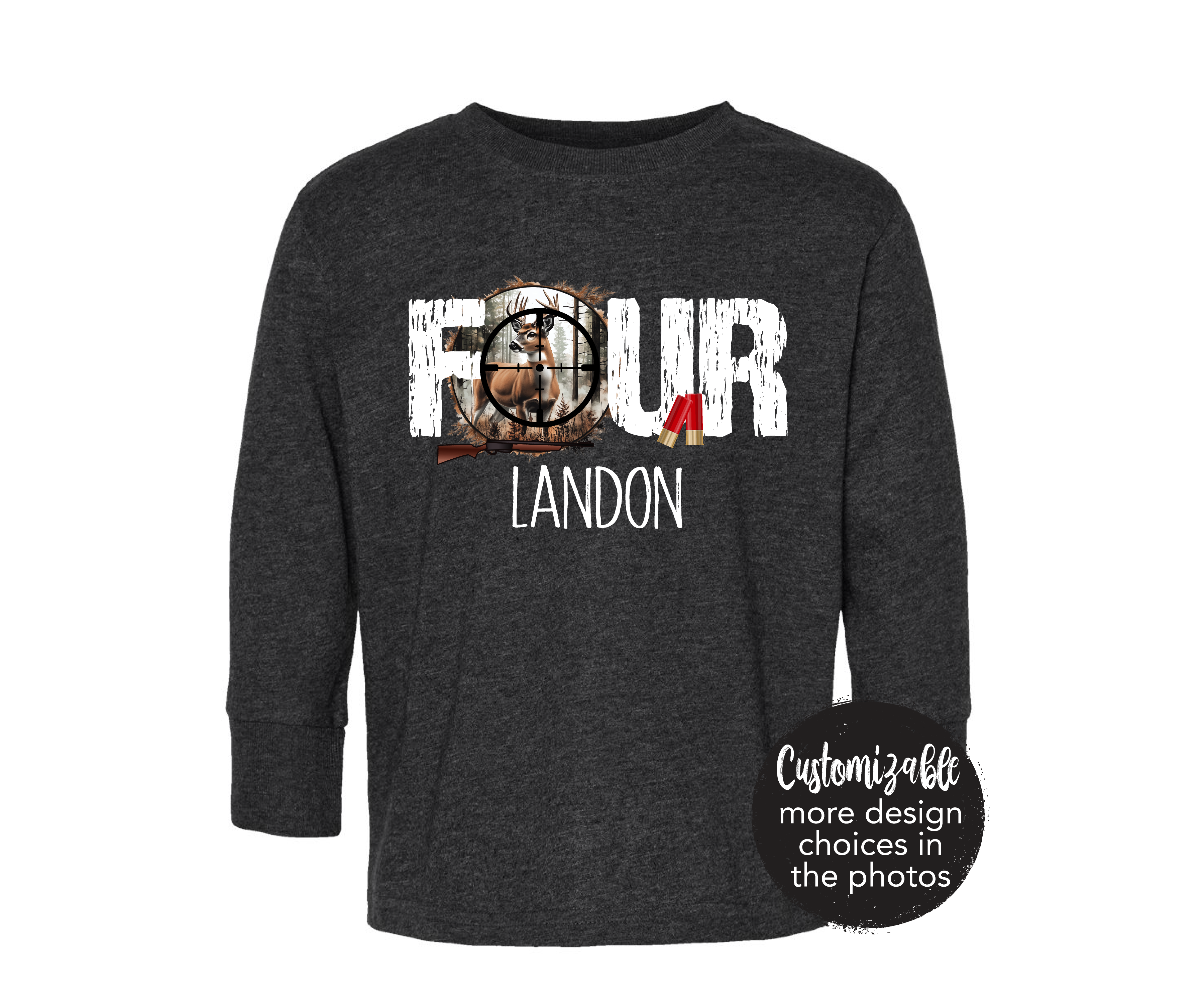 Birthday Boy CUSTOM Age Duck or Deer Hunting Shirt