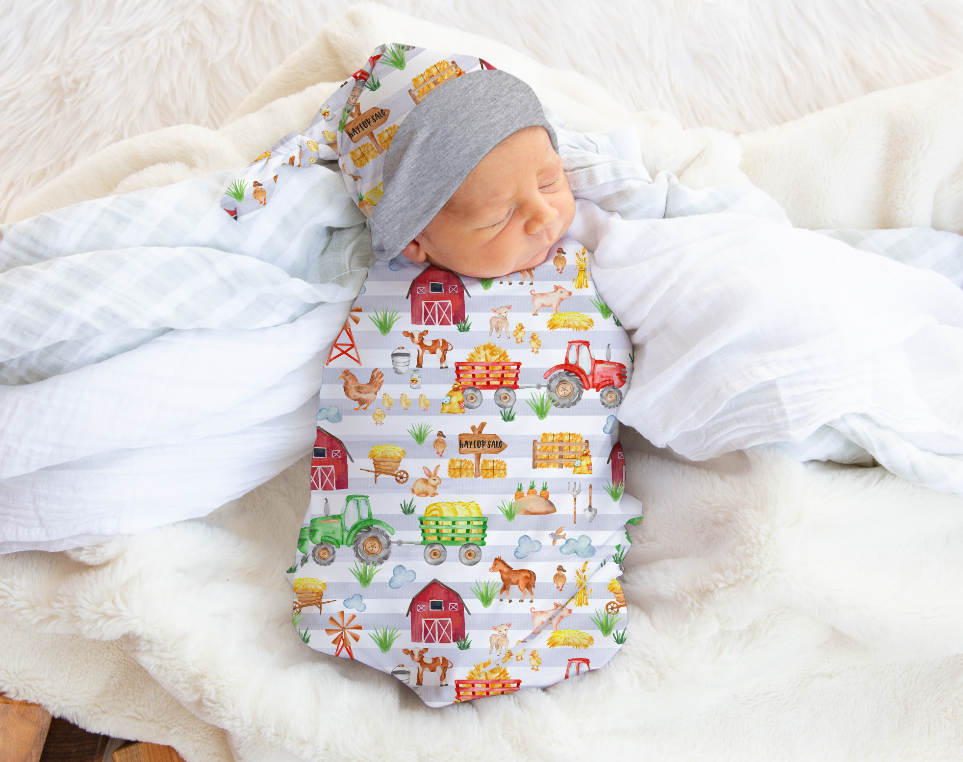 Farm Boy Toddler Short Outfit