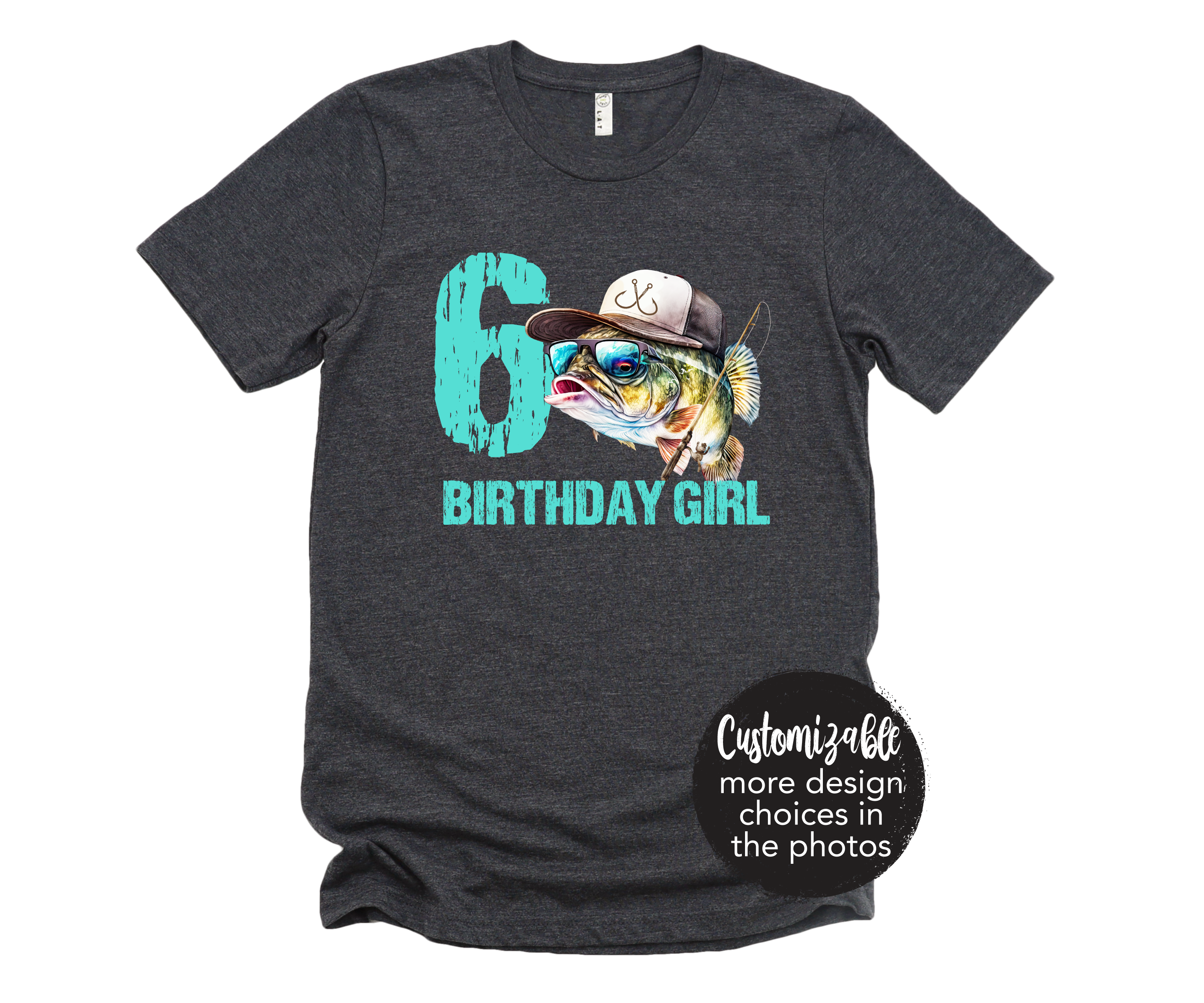 Birthday Girl Personalized Fishing Shirt – Two Dreams Shop