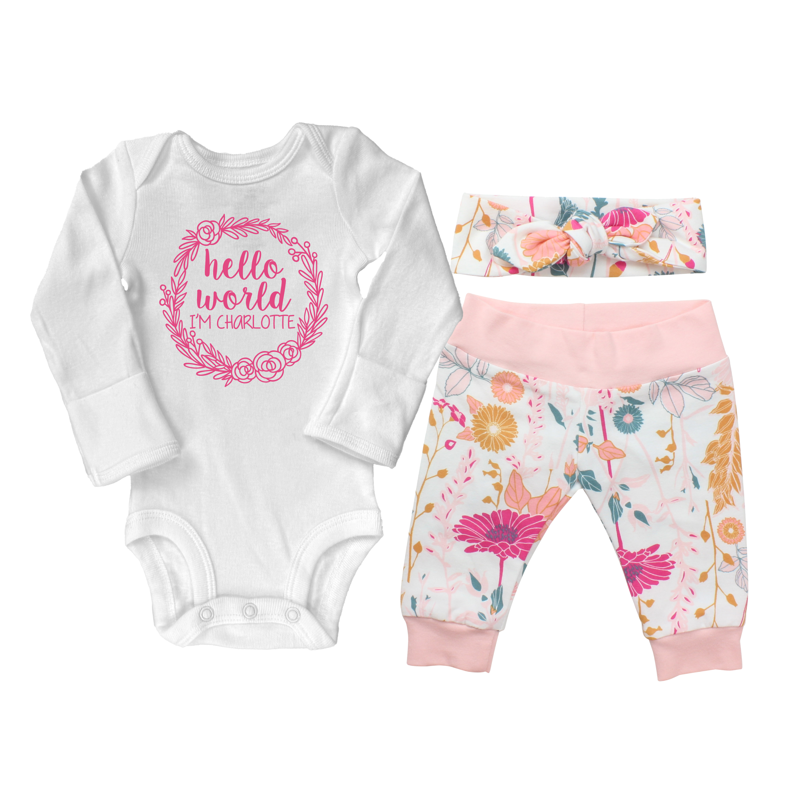 Wildflower Baby Girl Outfit