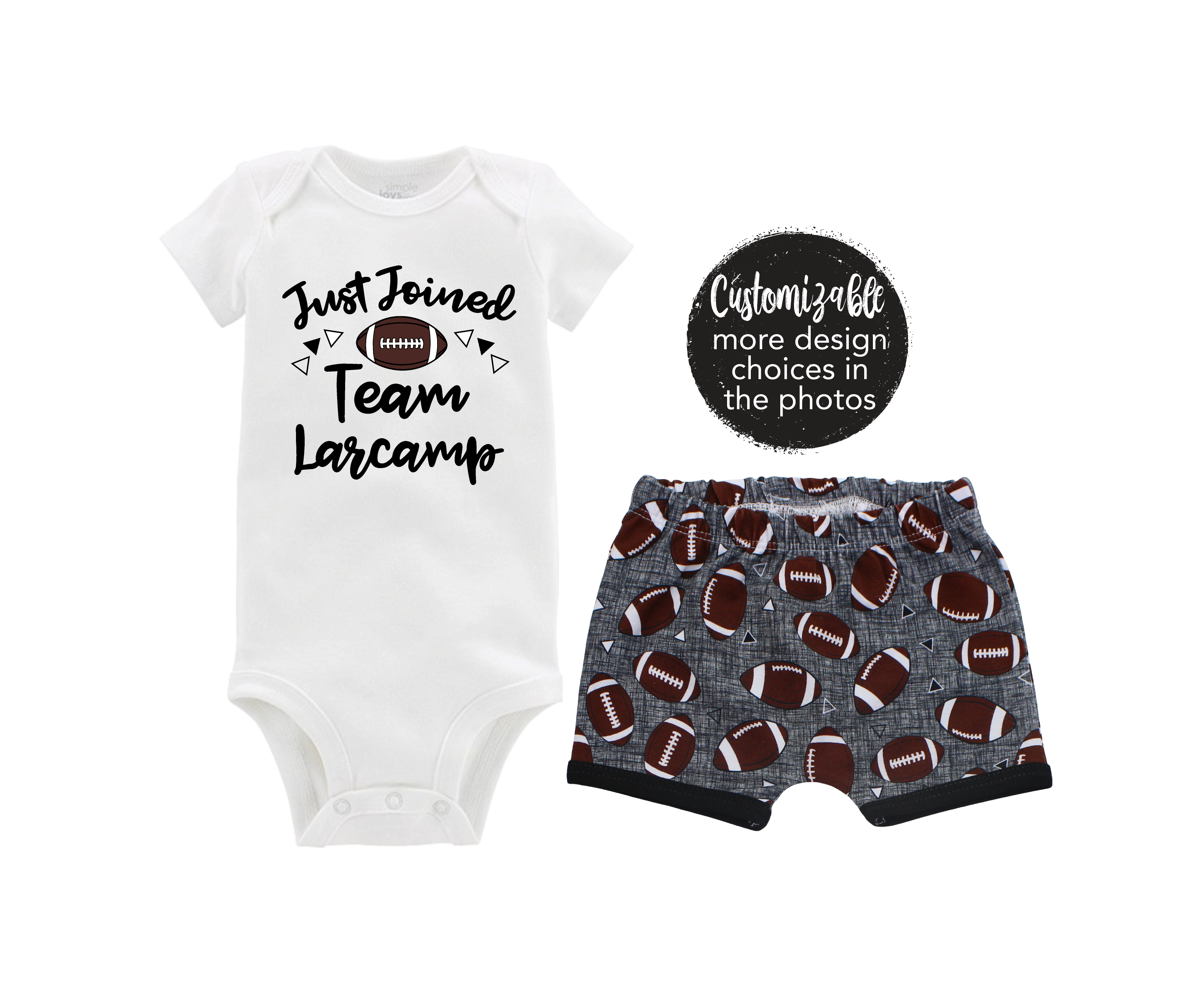 Baby Boy Football Short Outfit