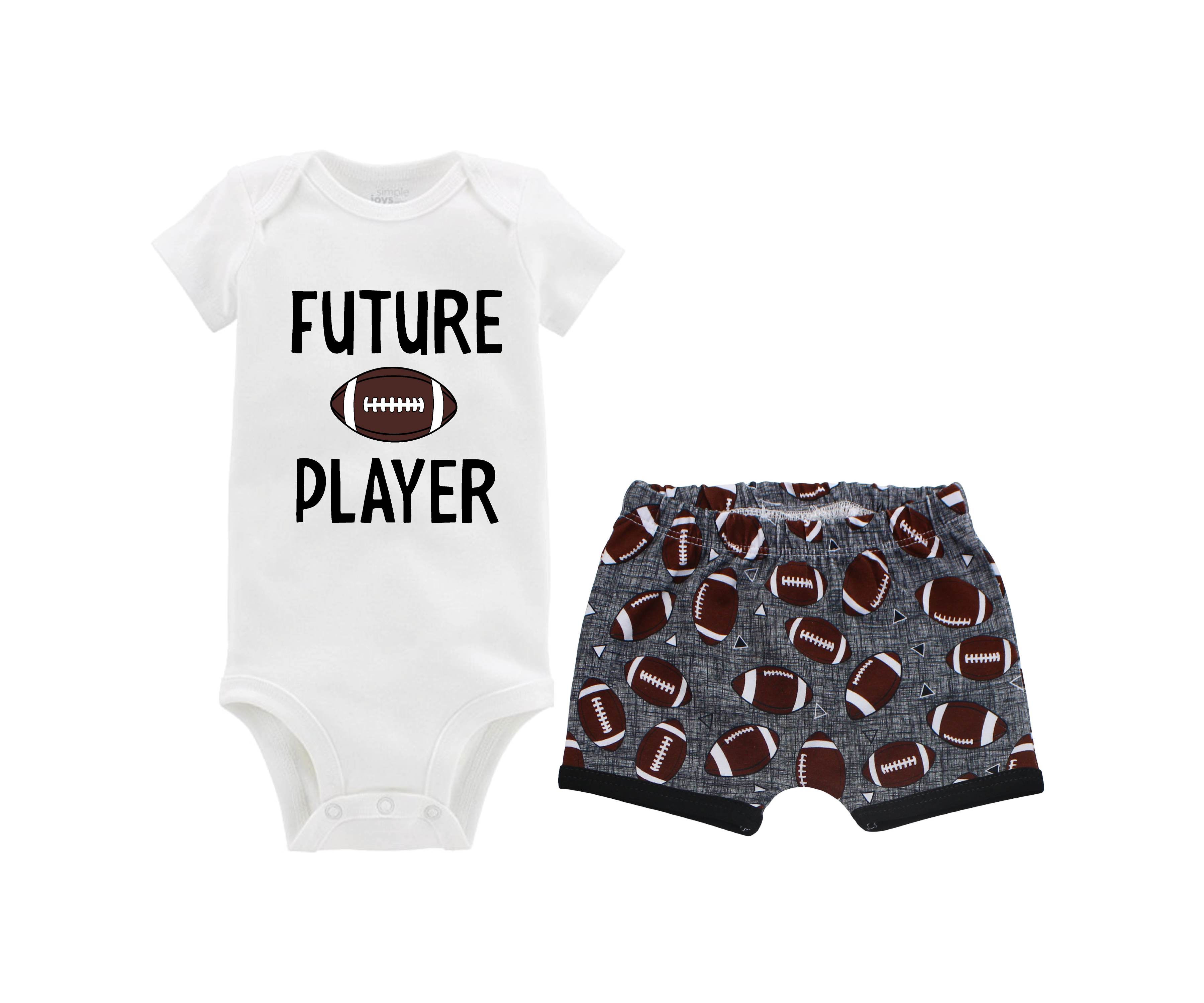 Baby Boy Football Short Outfit
