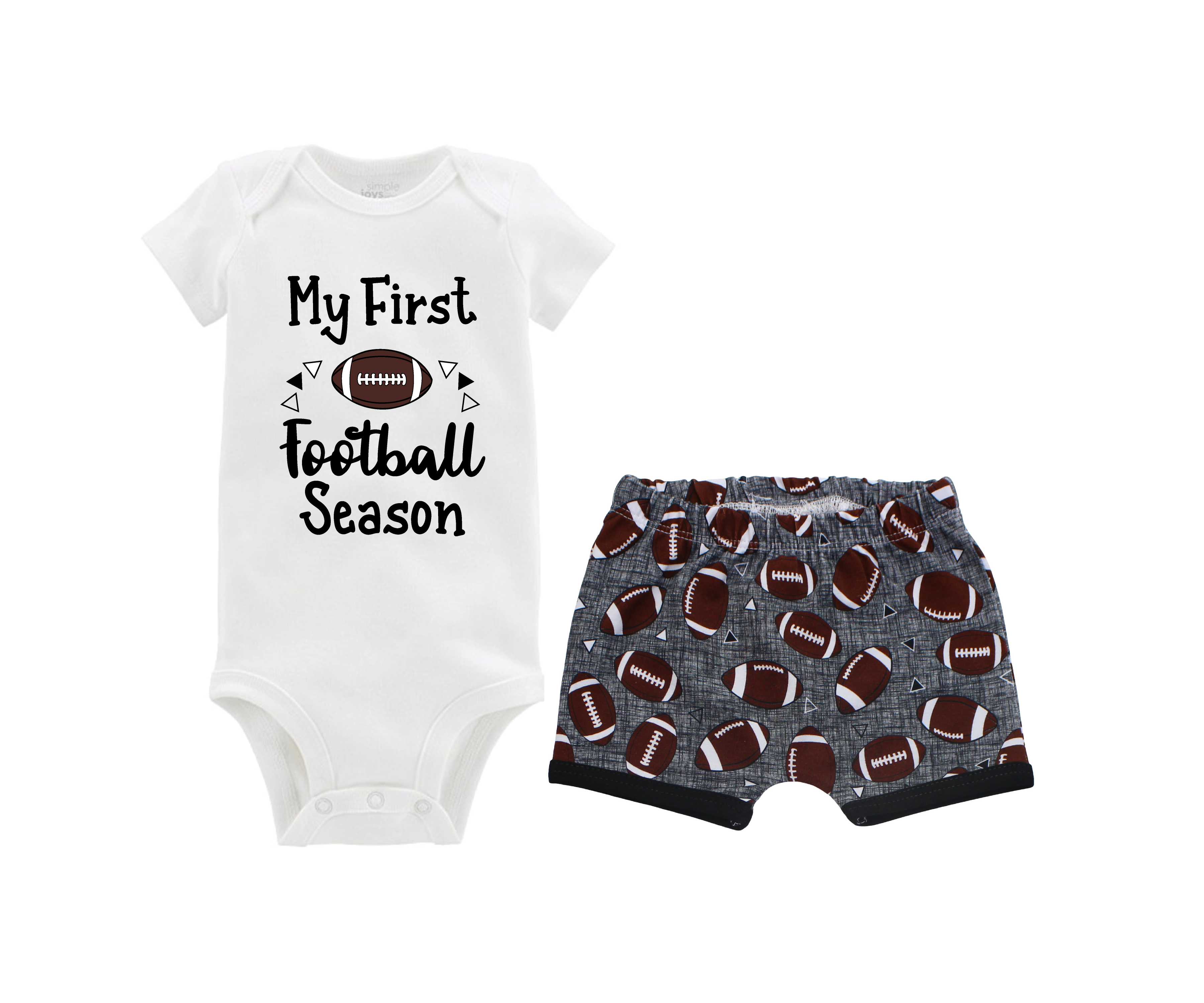 Baby Boy Football Short Outfit