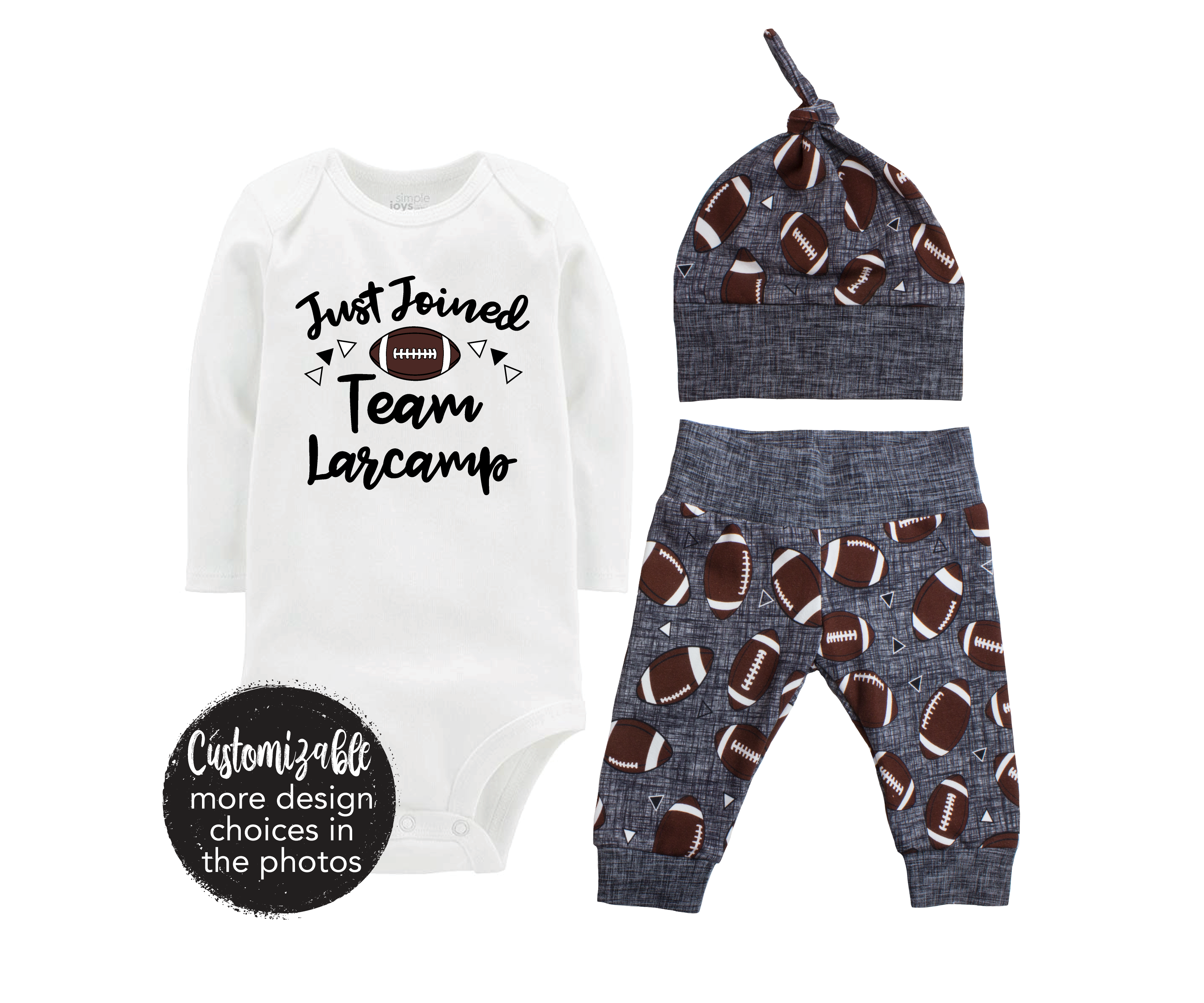 Football Baby Boy Outfit