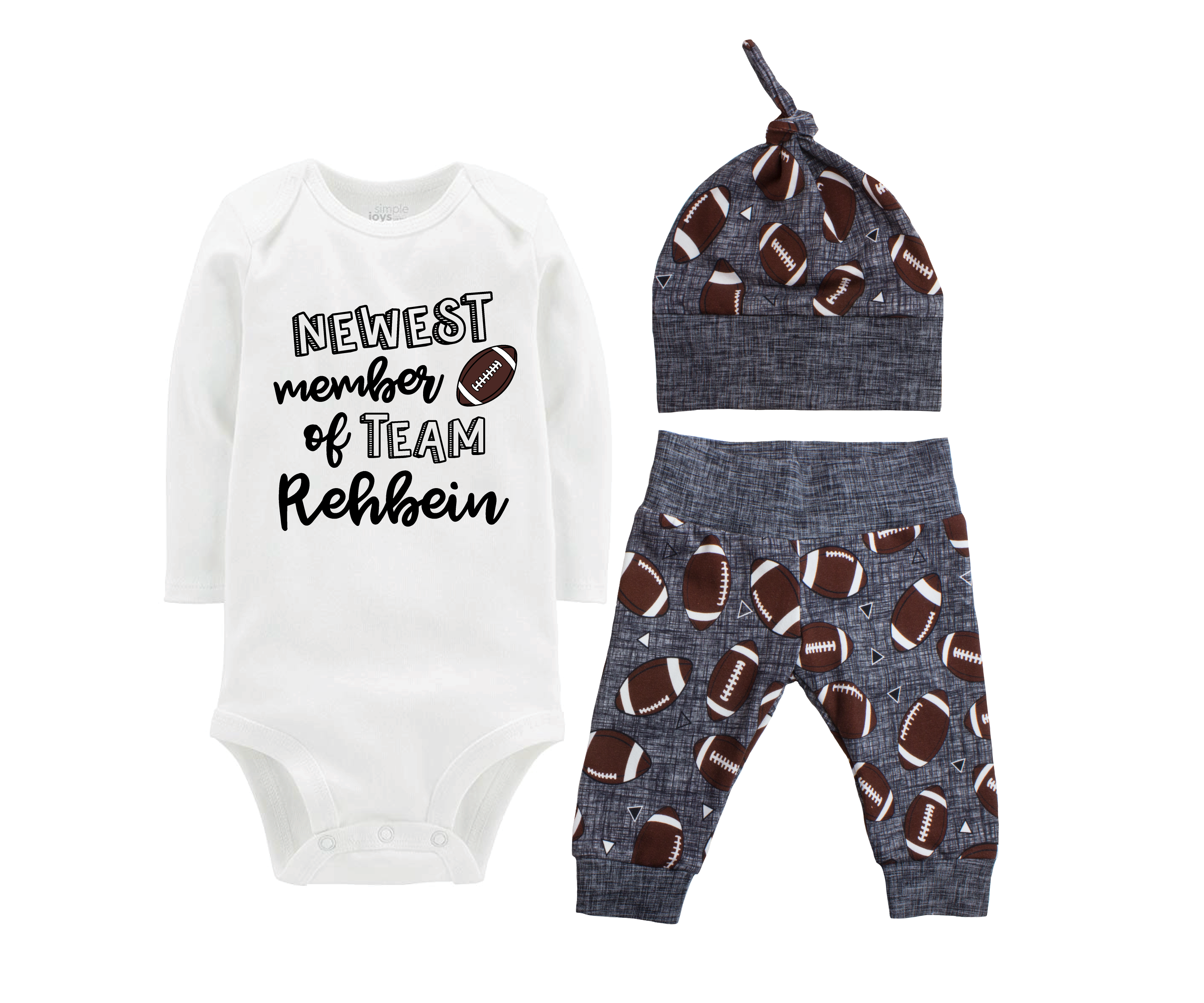 Football Baby Boy Outfit