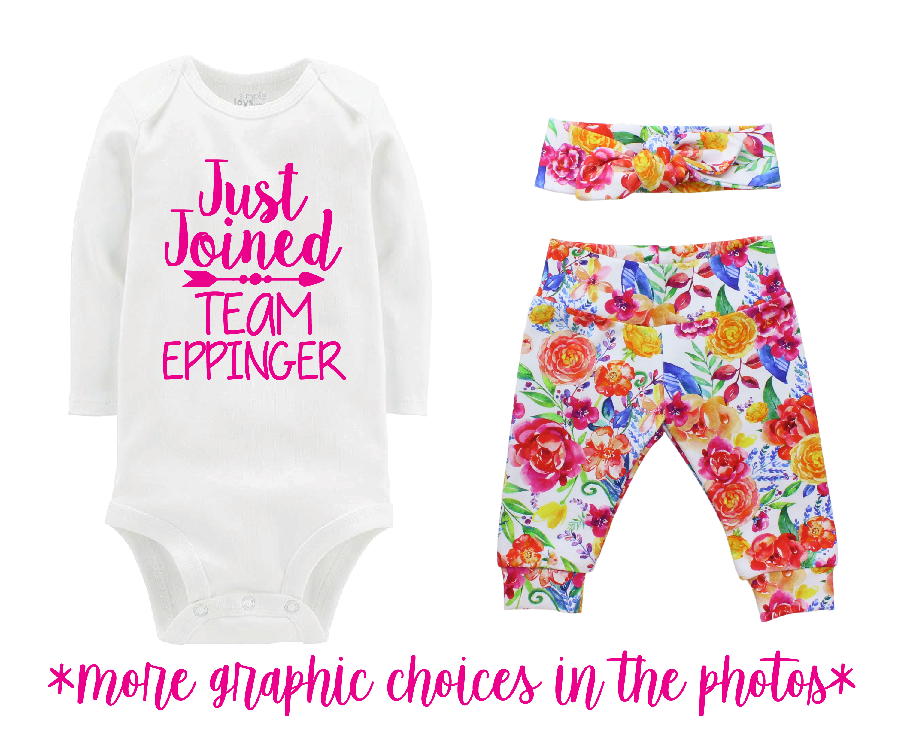 White Floral Baby Girl Outfit