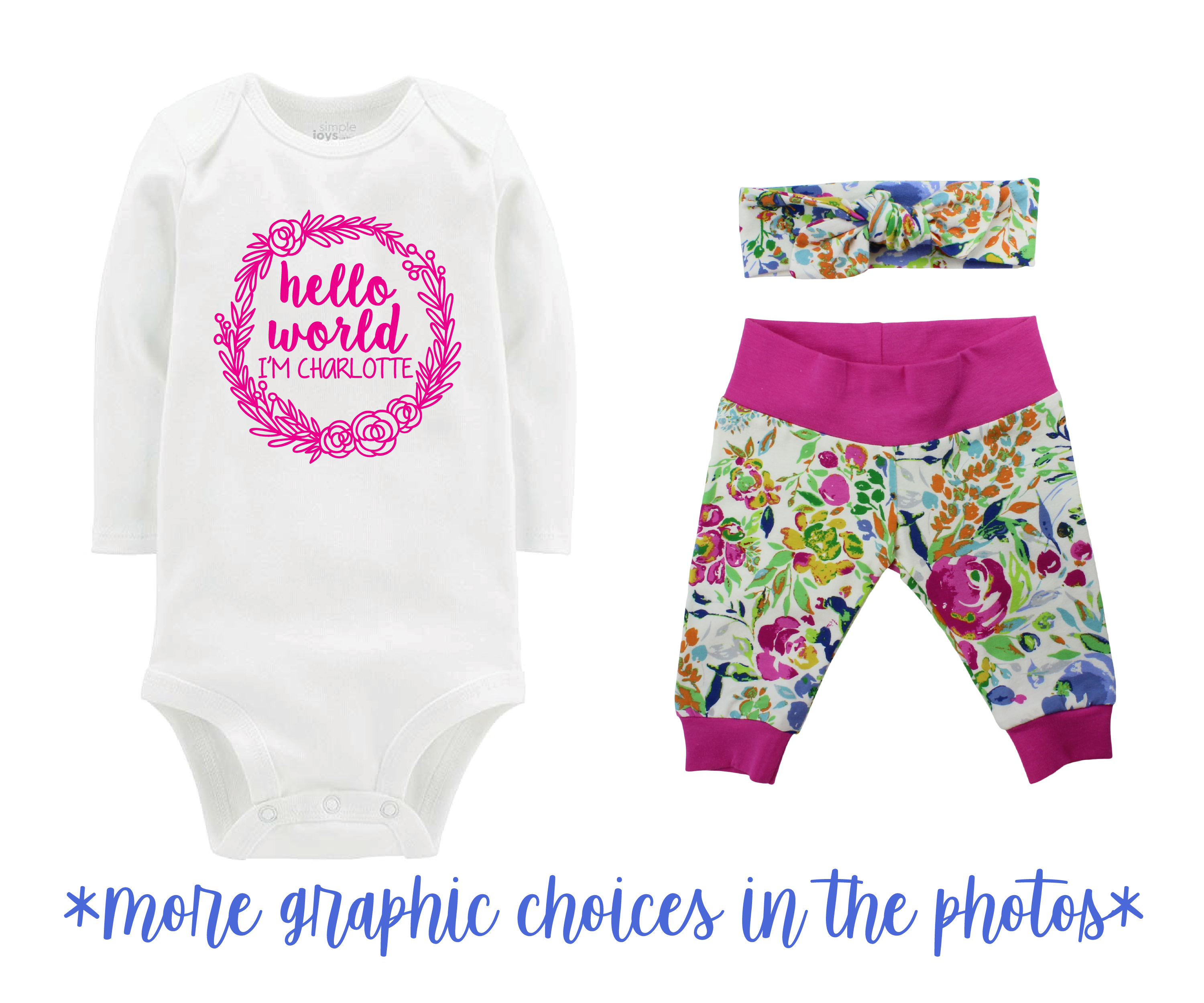 Floral Baby Girl Outfit