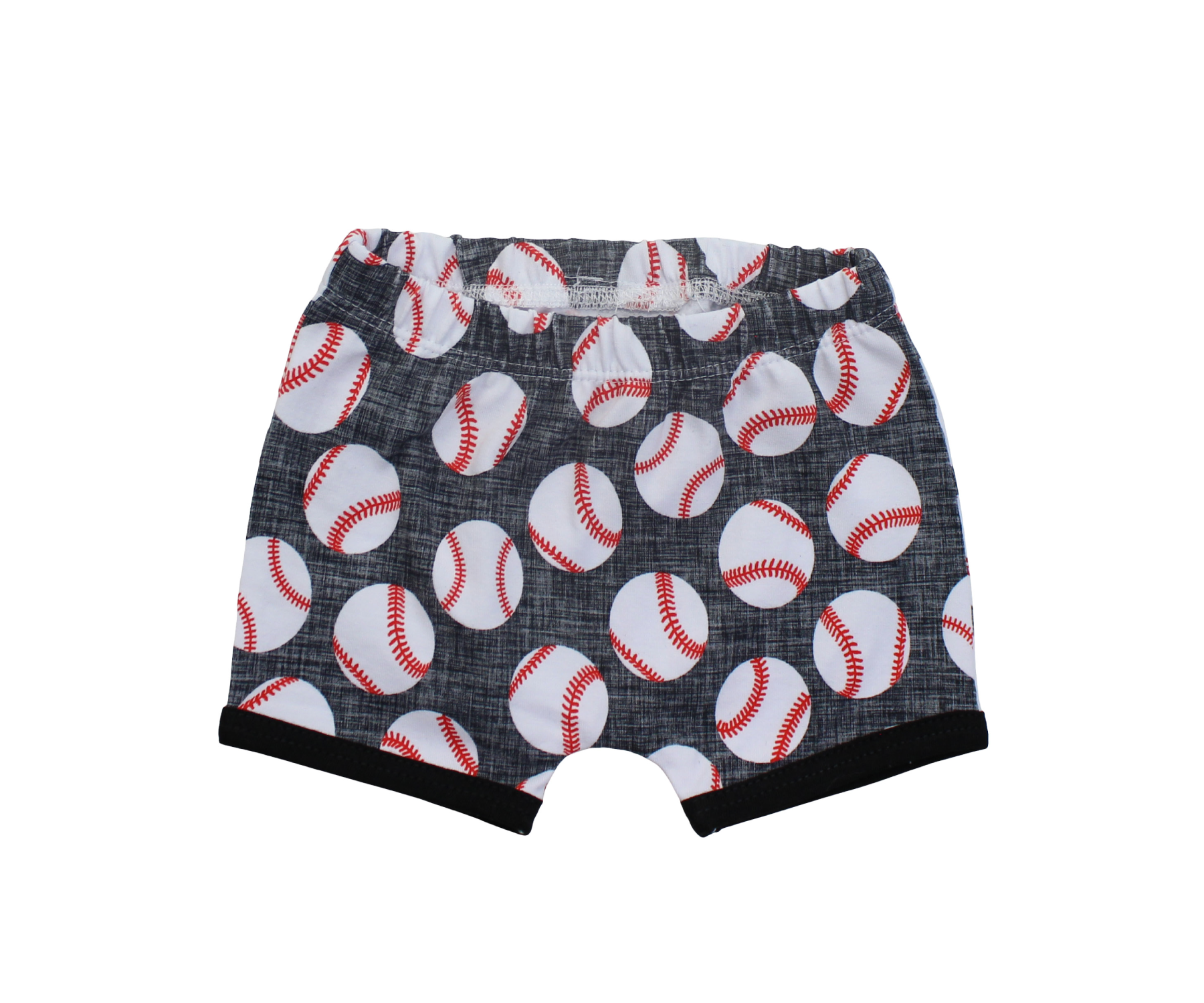 Boy Sports Themed Knit Shorts