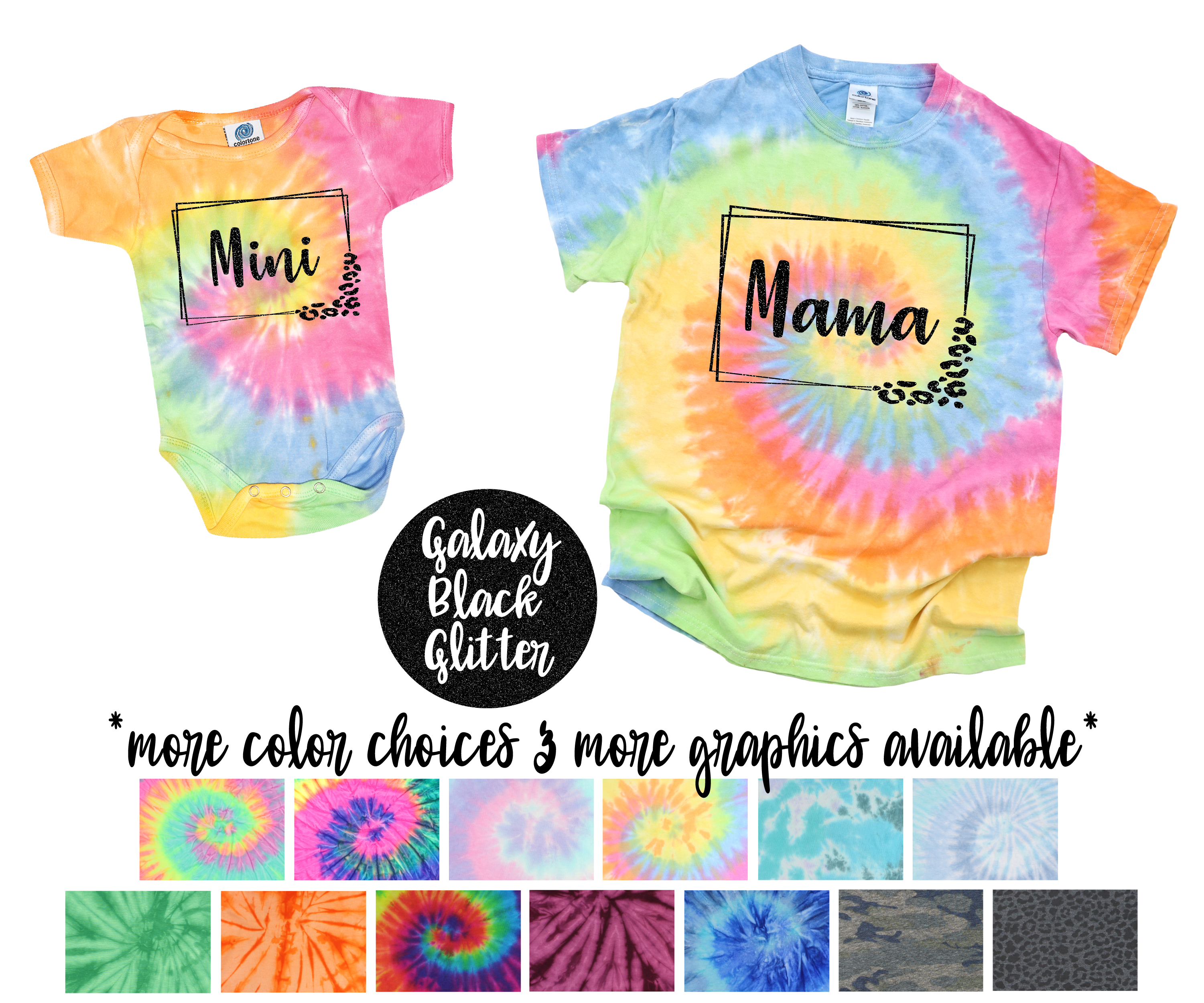 Mama and Mini Matching Tie Dye Tees