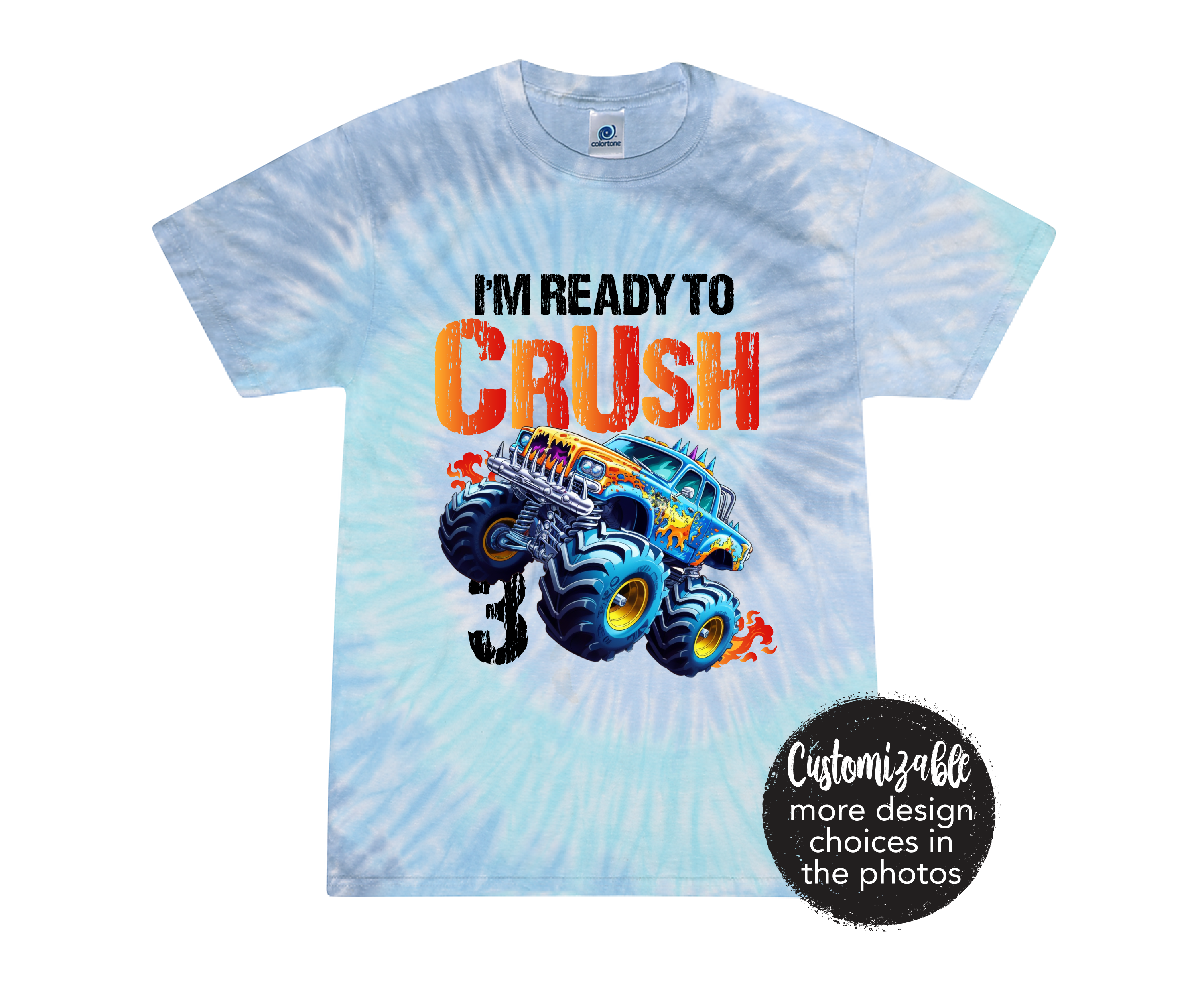 Birthday Girl Custom Dino Birthday Dinosaur Truck Shirt