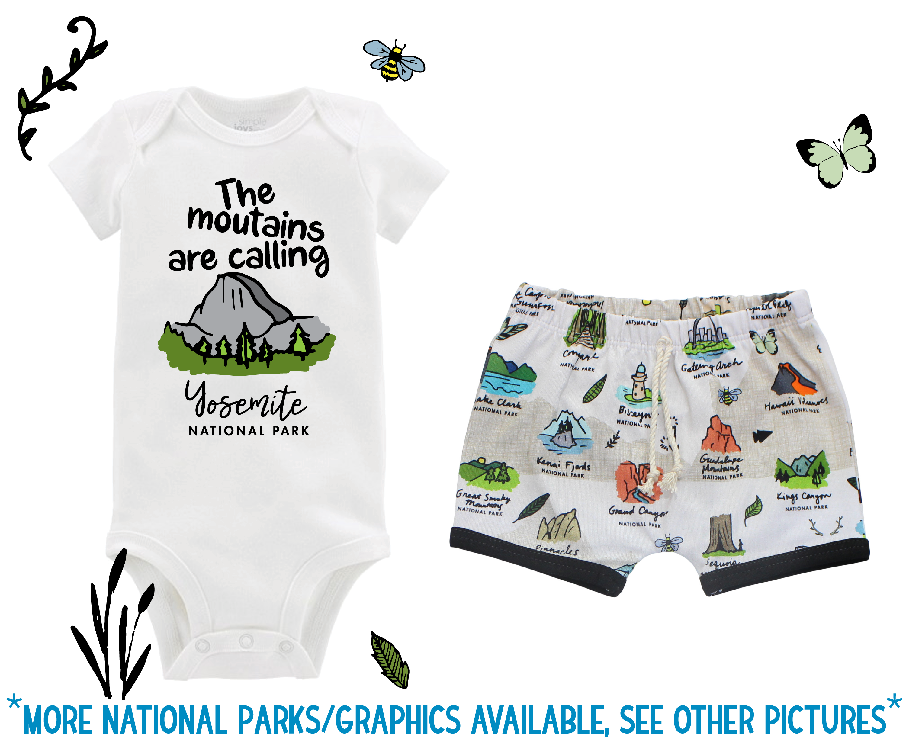 National Park Unisex Short Outfit