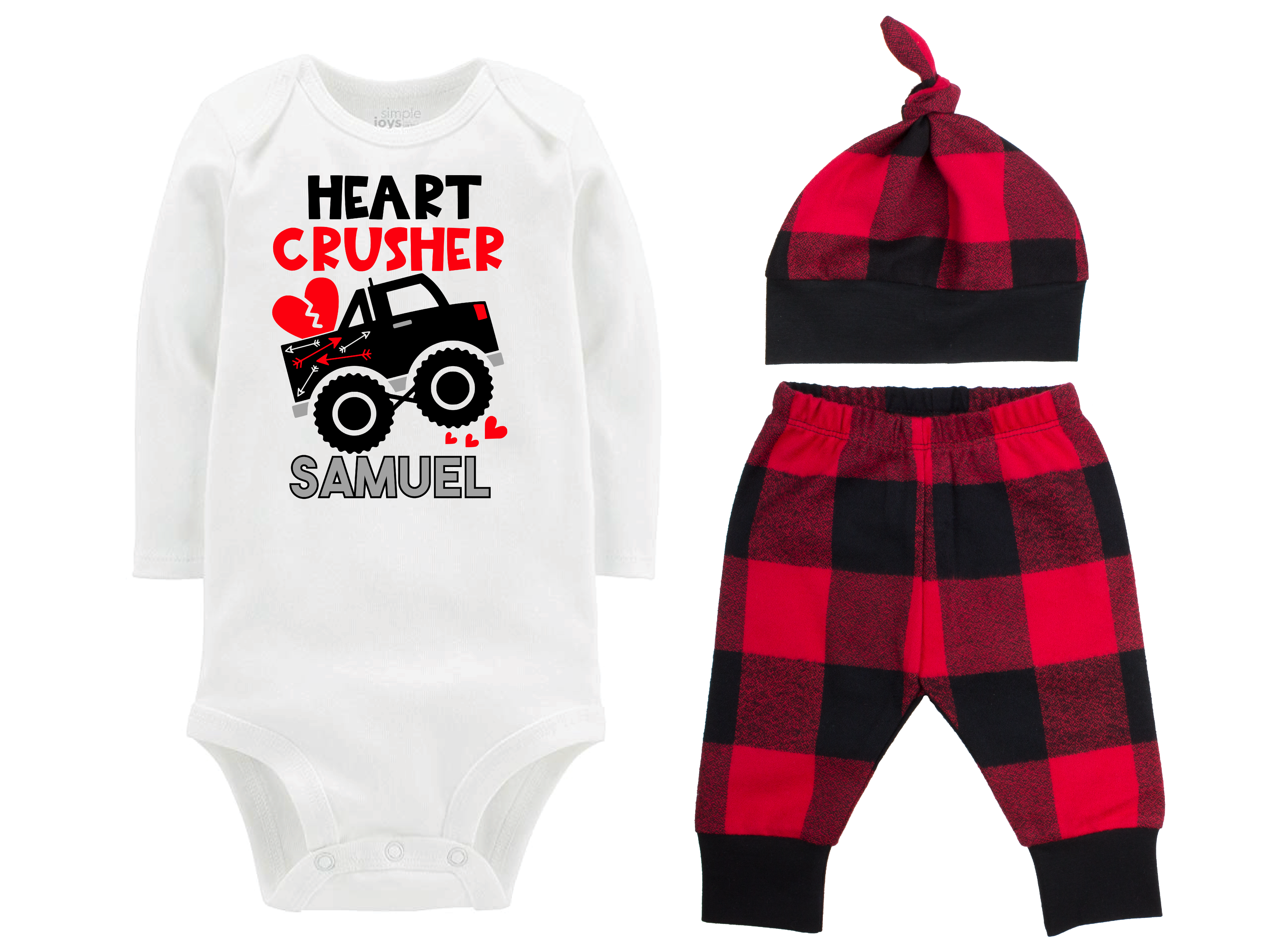 Heart Crusher Boy Baby Outfit