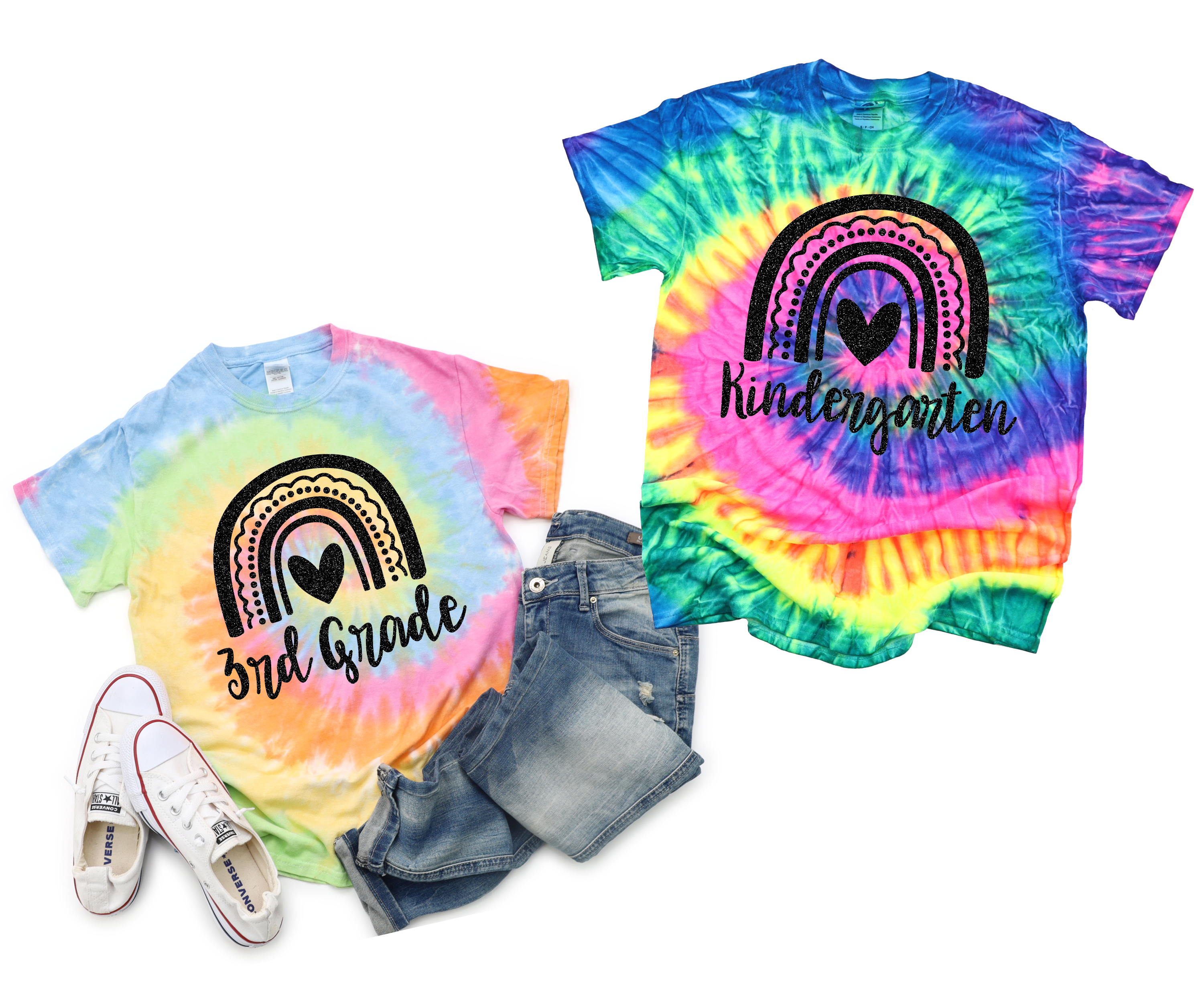 Customizable Rainbow Back to School Shirt