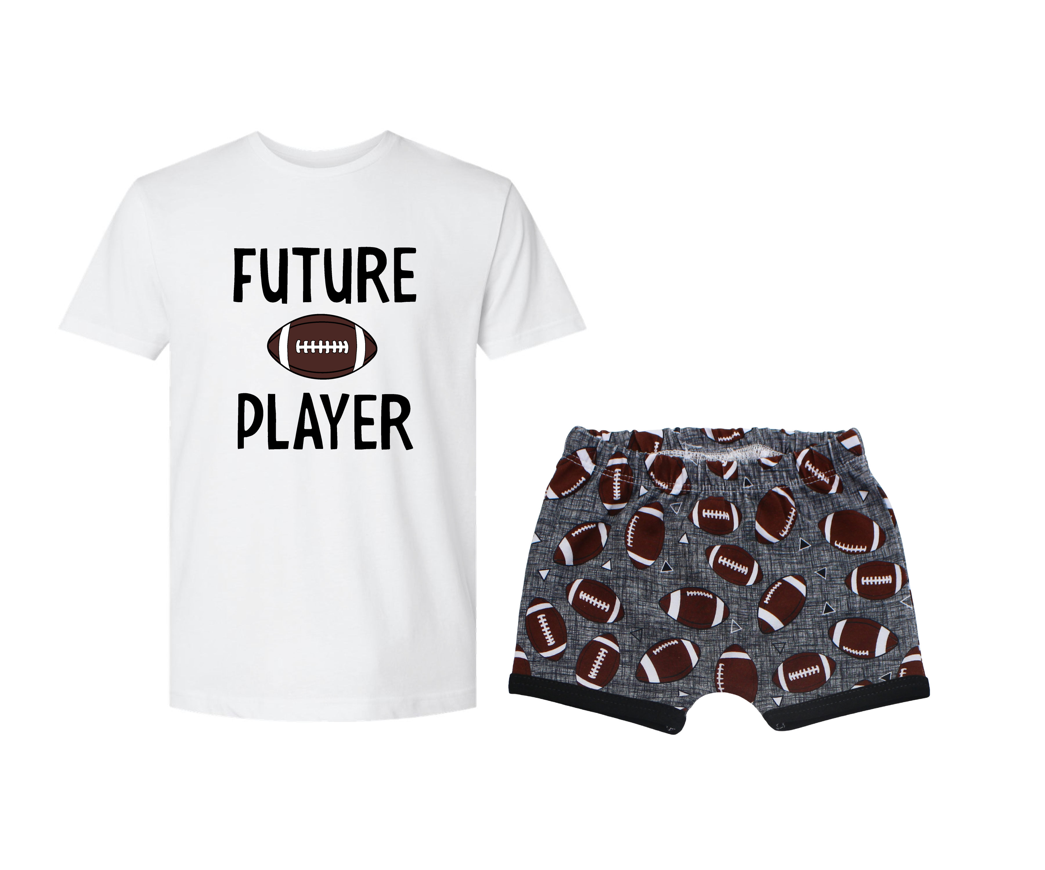 Baby Boy Football Short Outfit