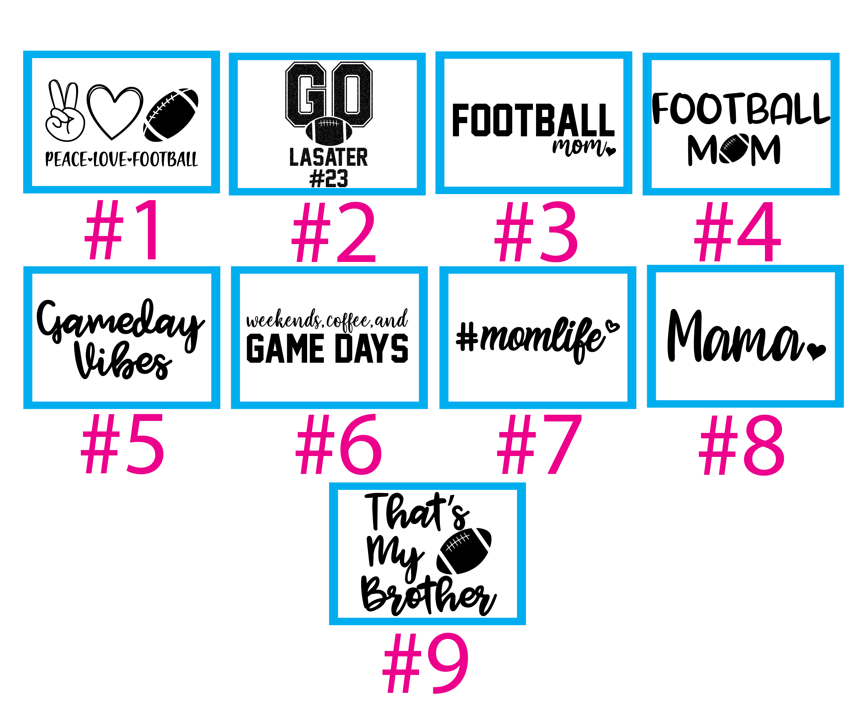 Football Mom Solid Shirt - Other Graphics Available