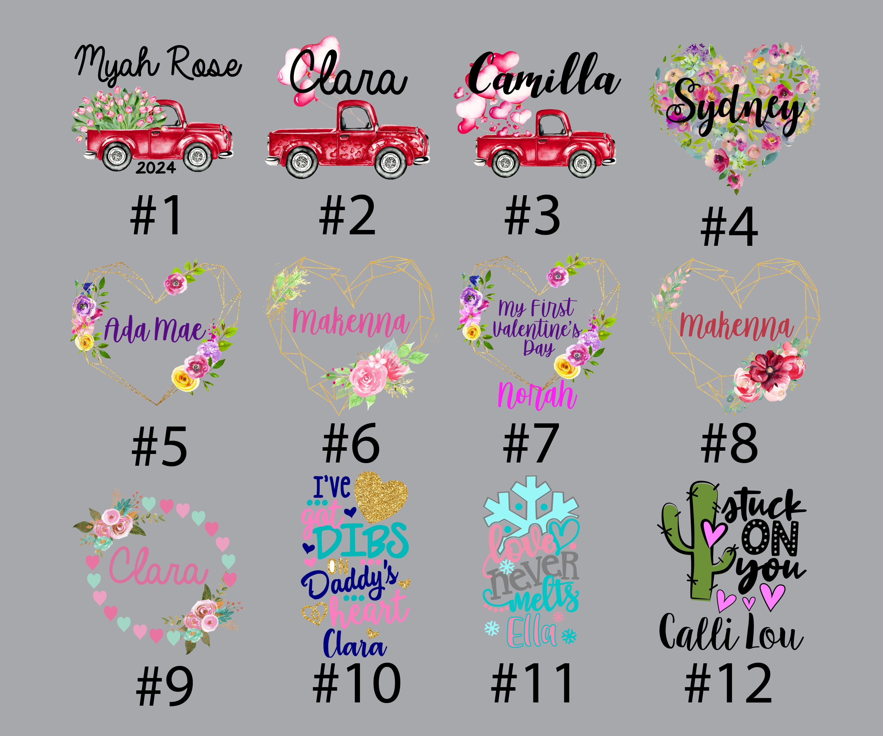 Valentine Gold Heart Shirt Infant Toddler Youth Valentine's Day Shirt