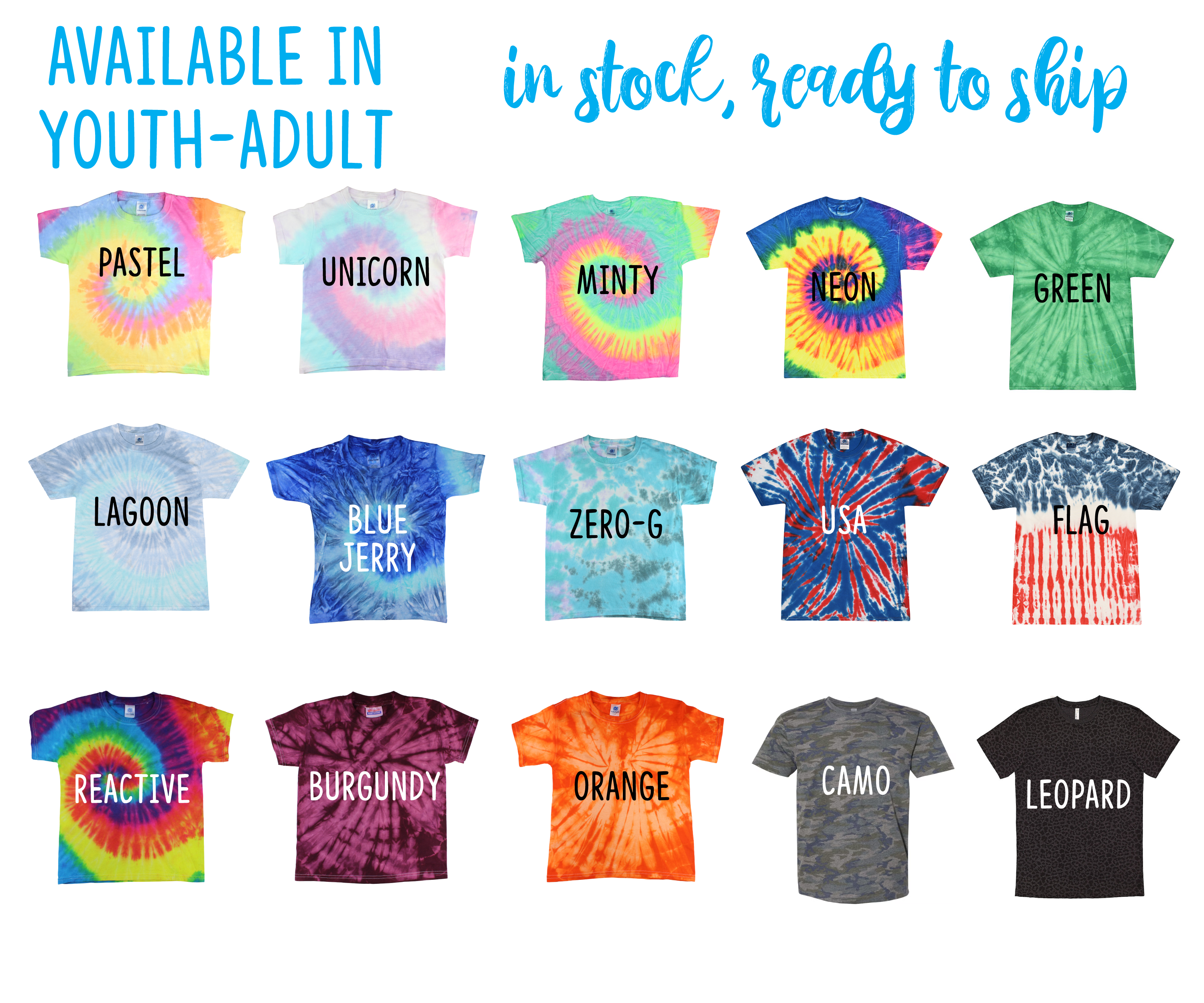 Custom Tie Dye Shirt Special Order Tie Dye