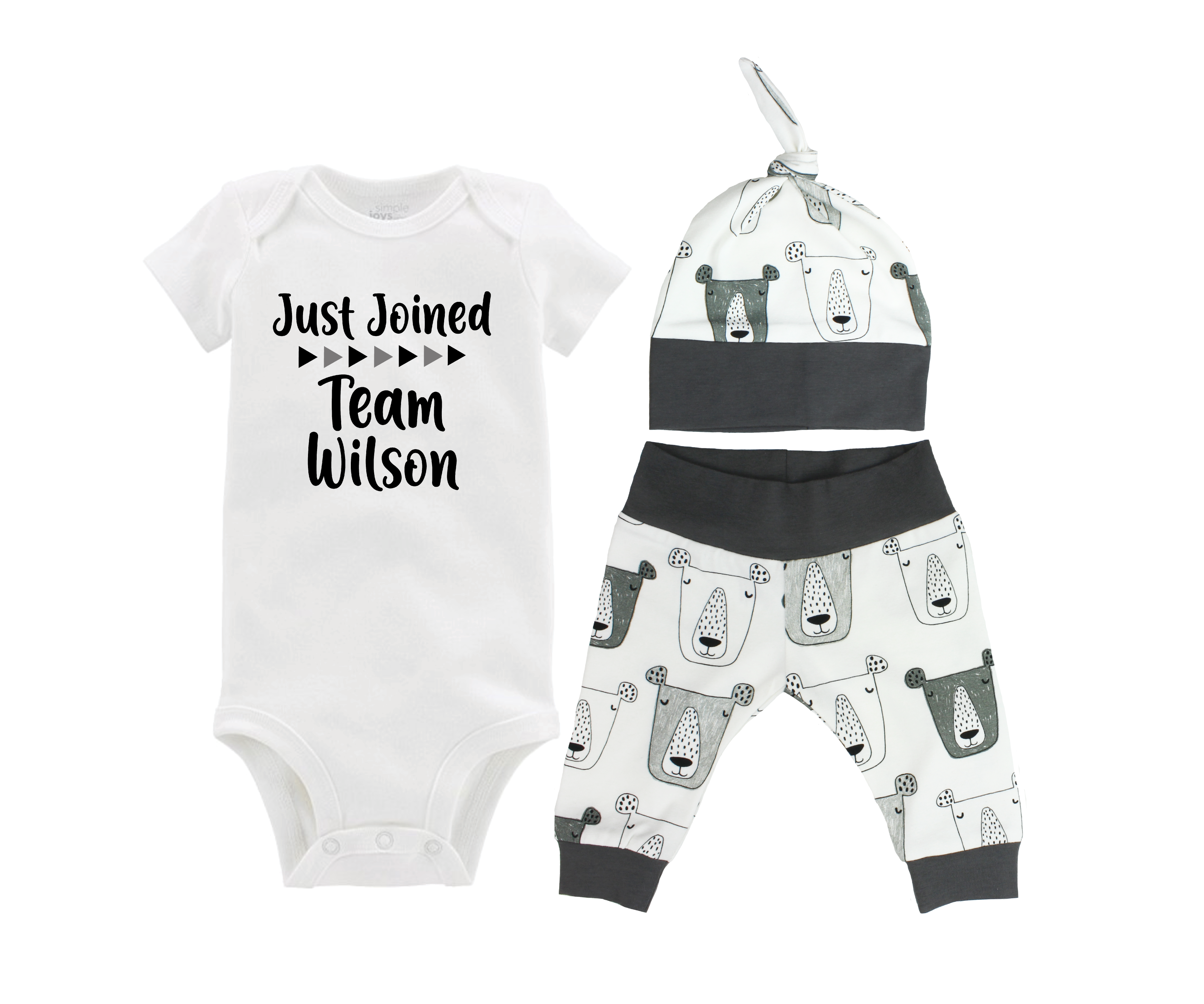 Baby Boy Bear Faces Outfit