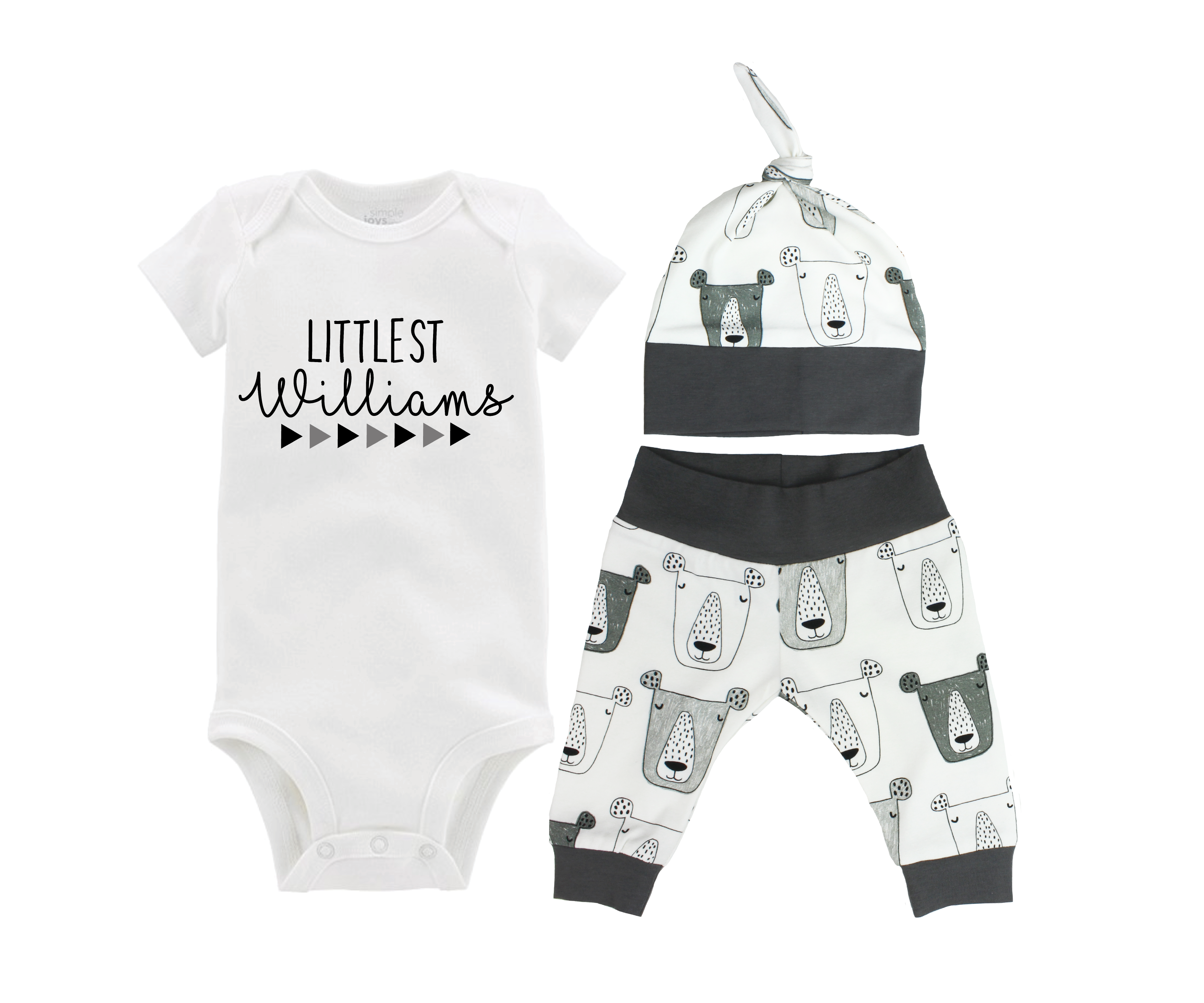 Baby Boy Bear Faces Outfit