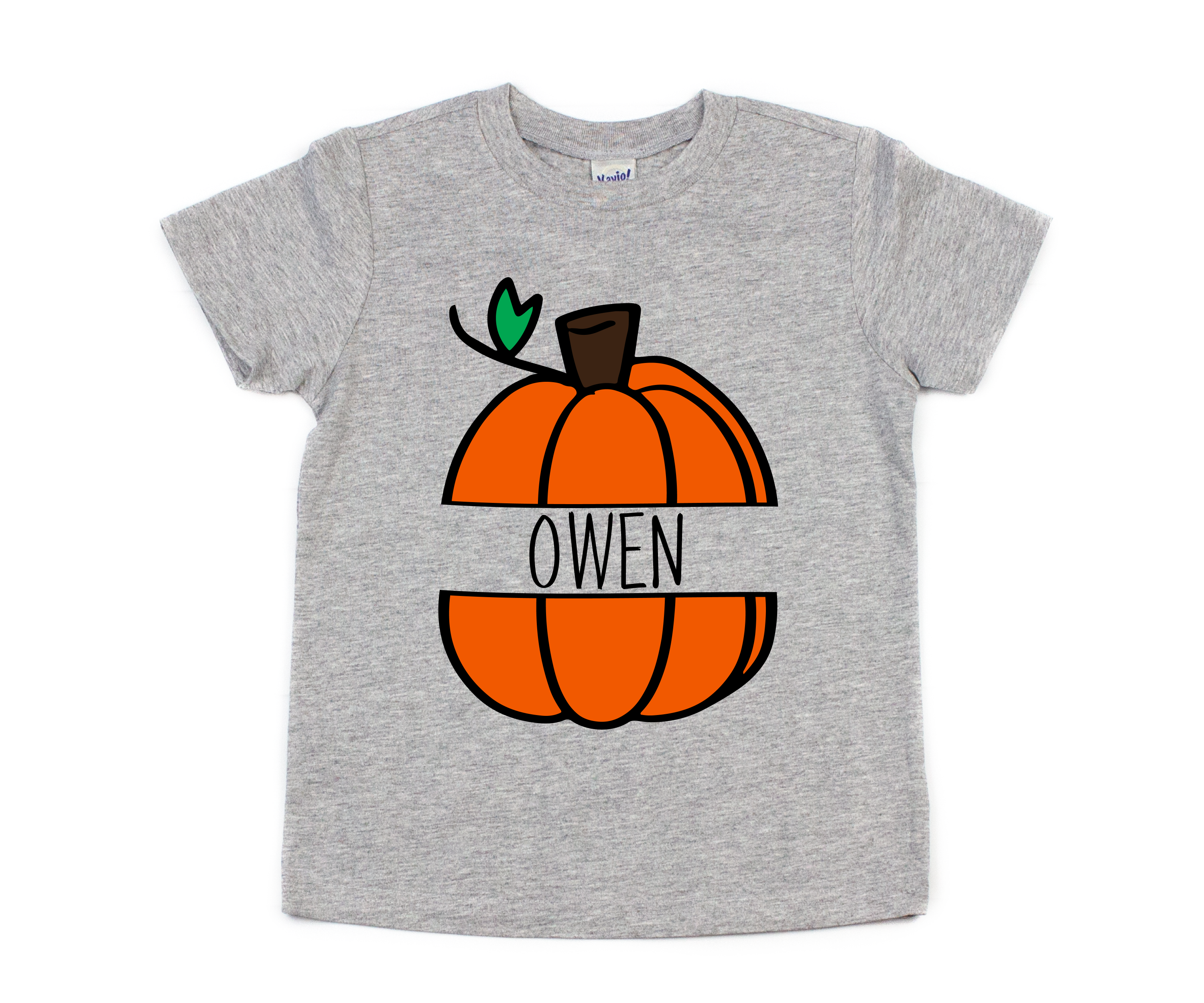 Doodle Pumpkin Customized Name Fall Halloween