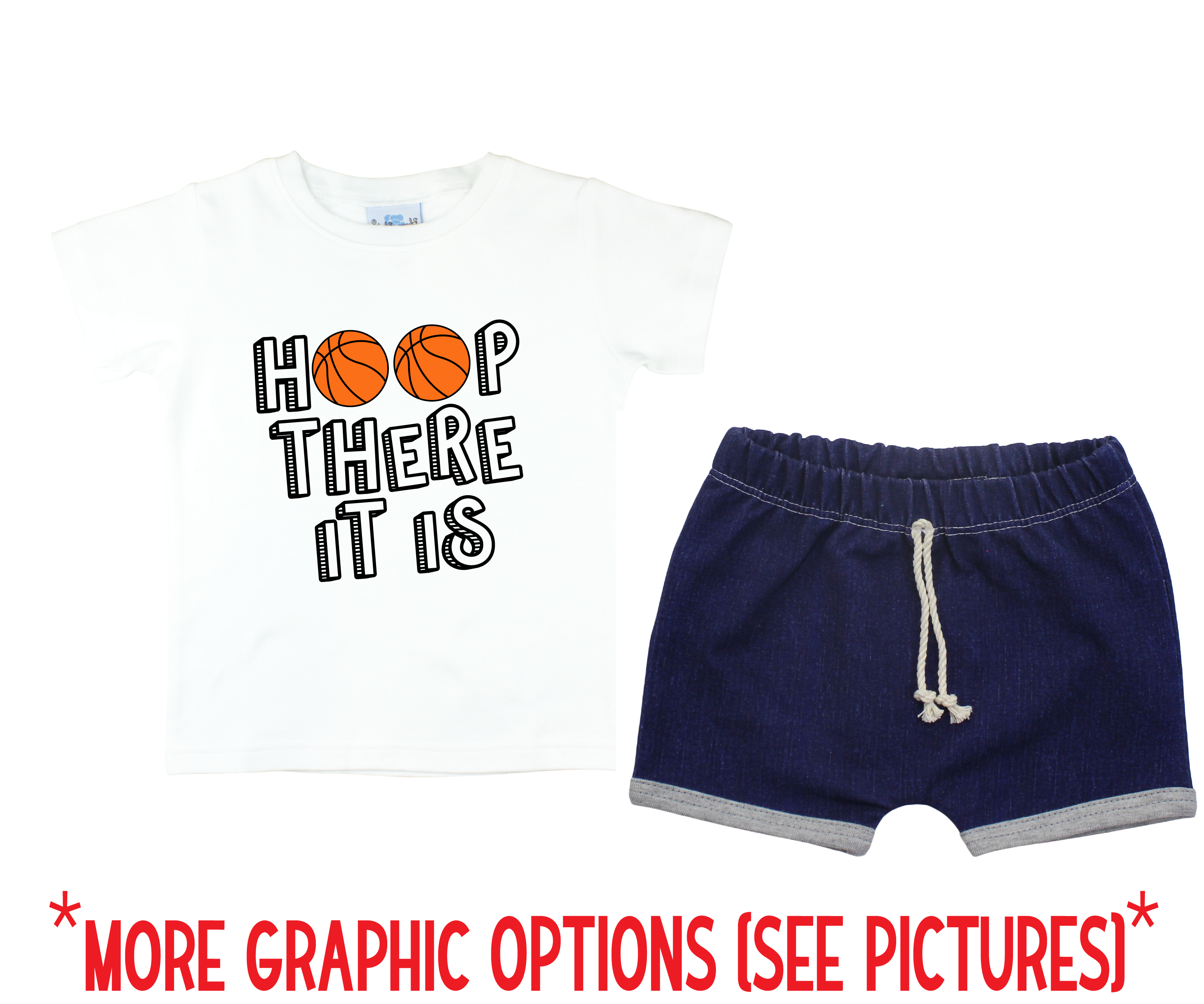 Unisex Basketball Denim Short Outfit